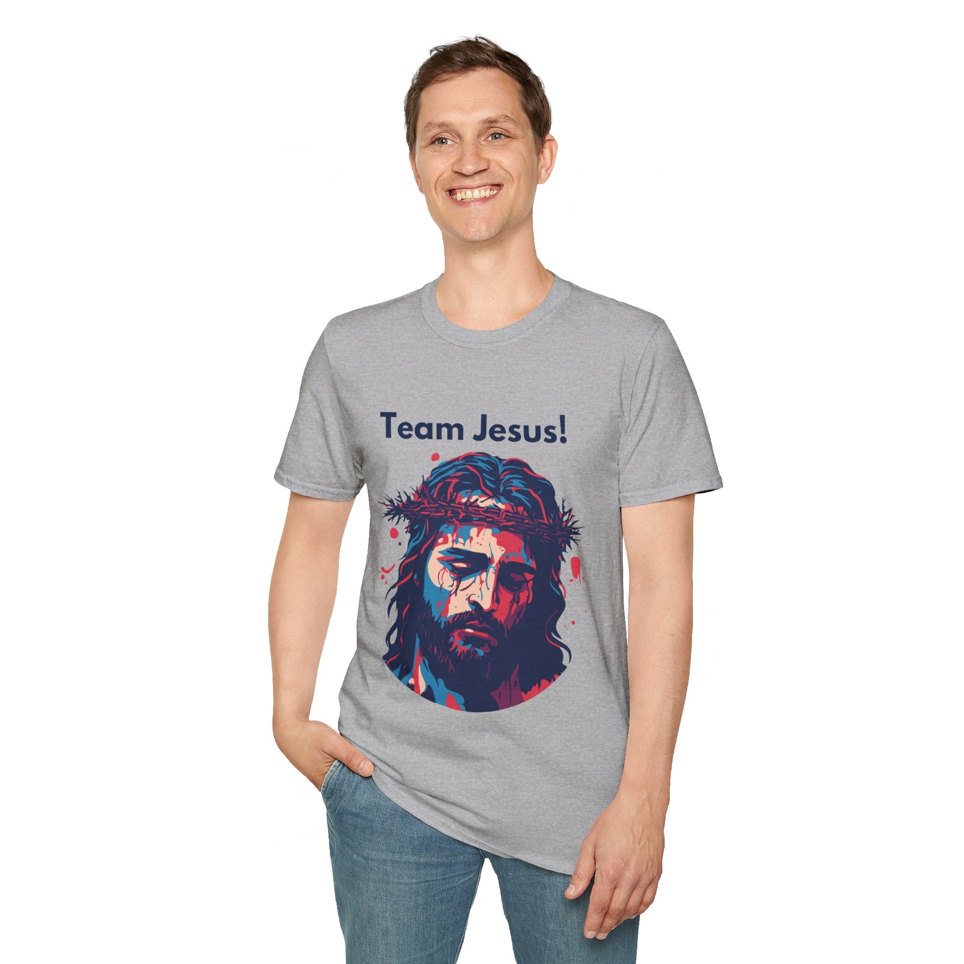 Team Jesus Men's Tshirt S-5XL - Sweet Baby Jeez Teez