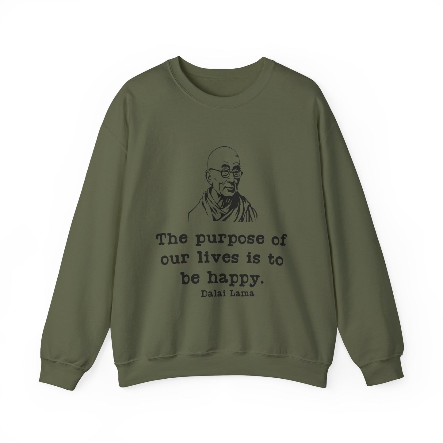 Purpose of Life Men's Sweatshirt (IW Black Logo) - Sweet Baby Jeez Teez