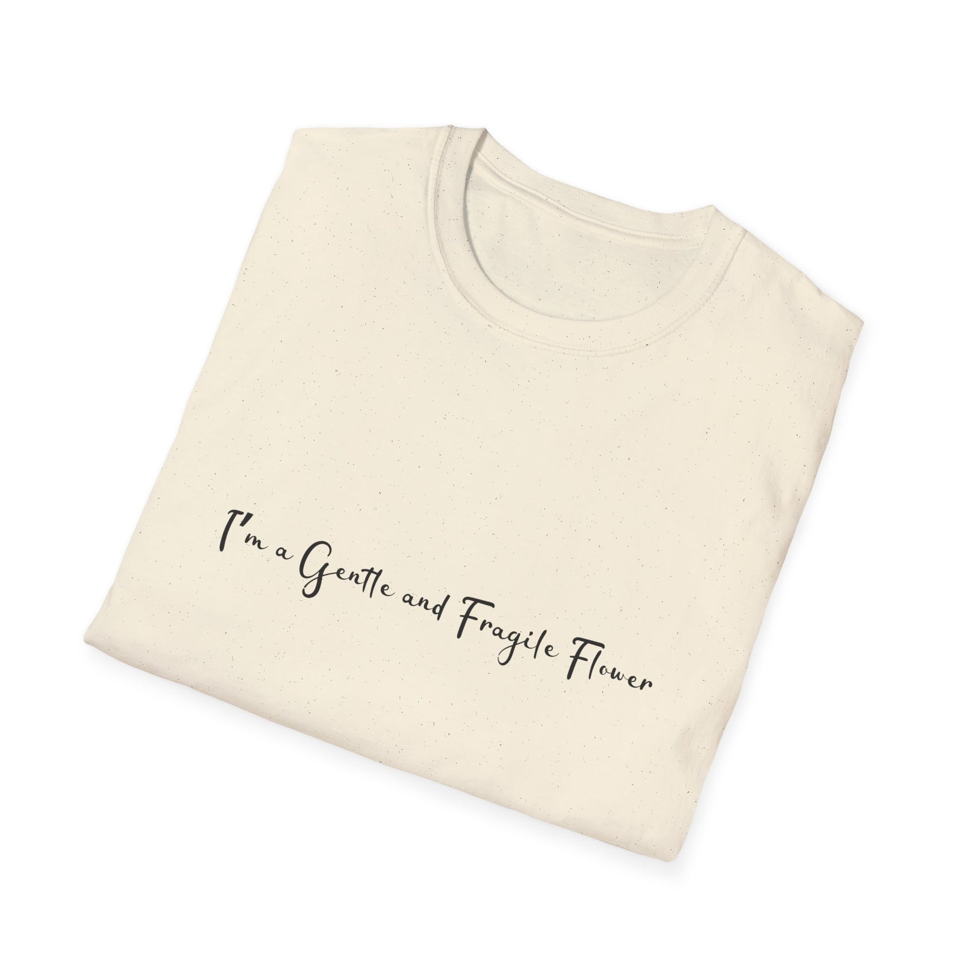 Fragile Flower Womens Relaxed/Plus Tshirt (FP Black Logo) - Sweet Baby Jeez Teez