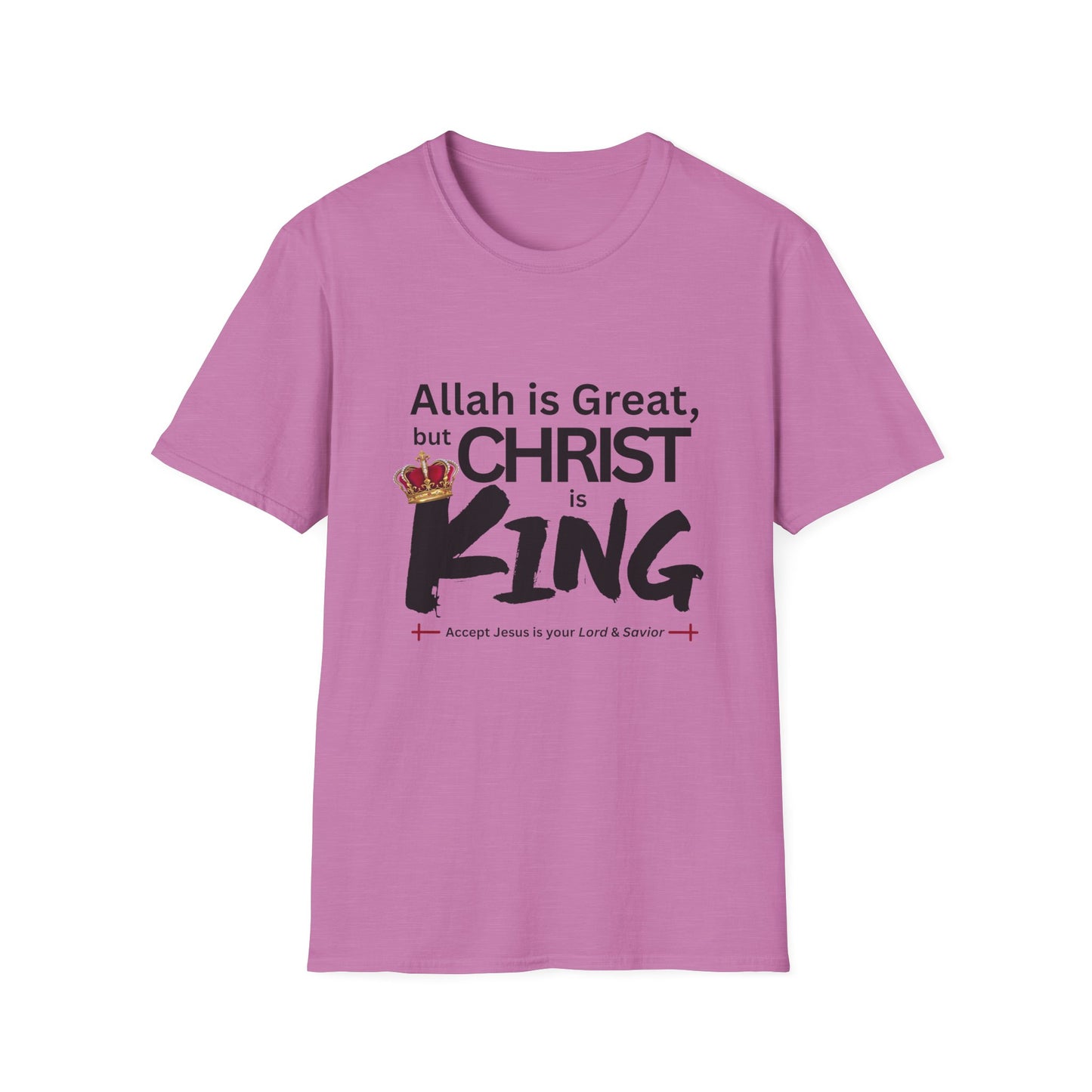 Christ is King Unisex T-shirt (Great Logo) - Sweet Baby Jeez Teez