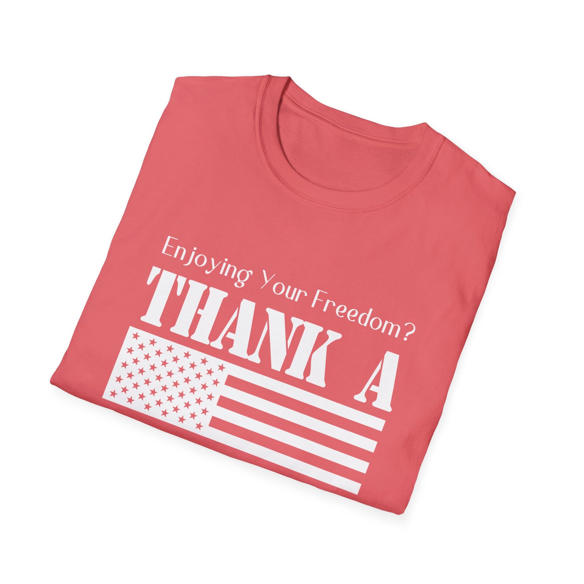 Enjoy Your Freedom Women's Relaxed/Plus Tshirt (MM White Logo) - Sweet Baby Jeez Teez