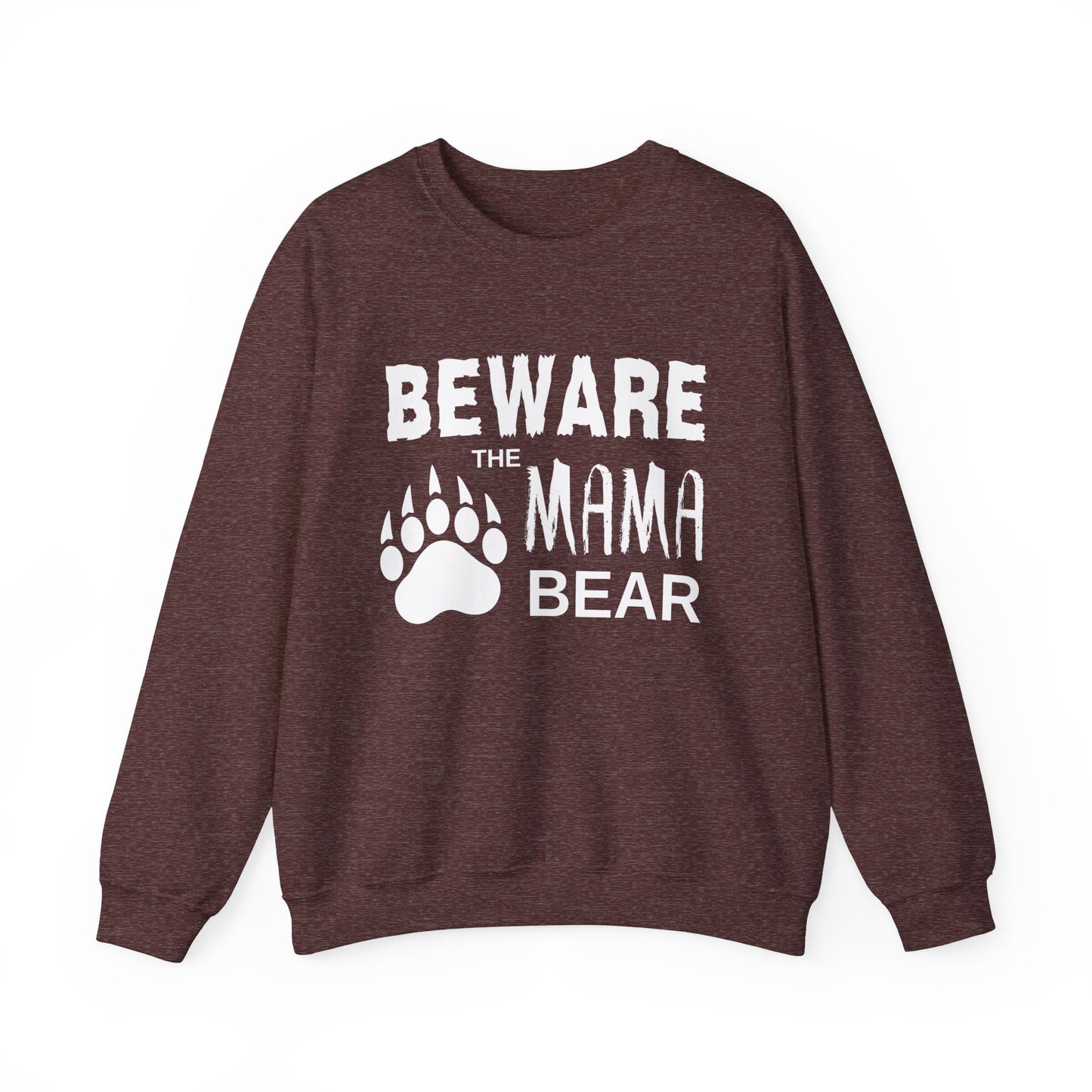 Mama Bear Women's Relaxed Sweatshirt (White Logo) - Sweet Baby Jeez Teez