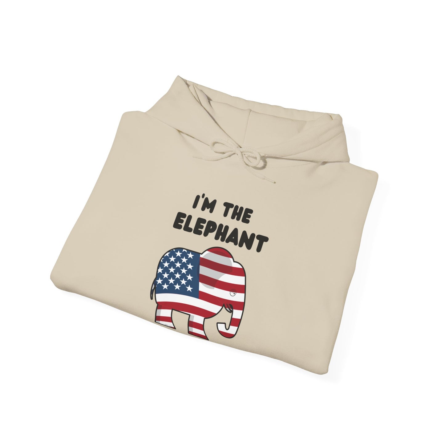 Elephant in the Room Women's Hoodie S-5XL (Black Logo) - Sweet Baby Jeez Teez