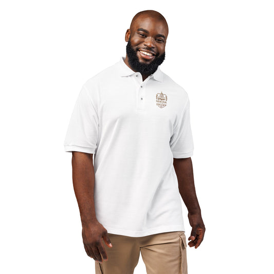 Shrink in the Swamp [TM] Logo Unisex Polo Shirt (Embroidery) - Sweet Baby Jeez Teez