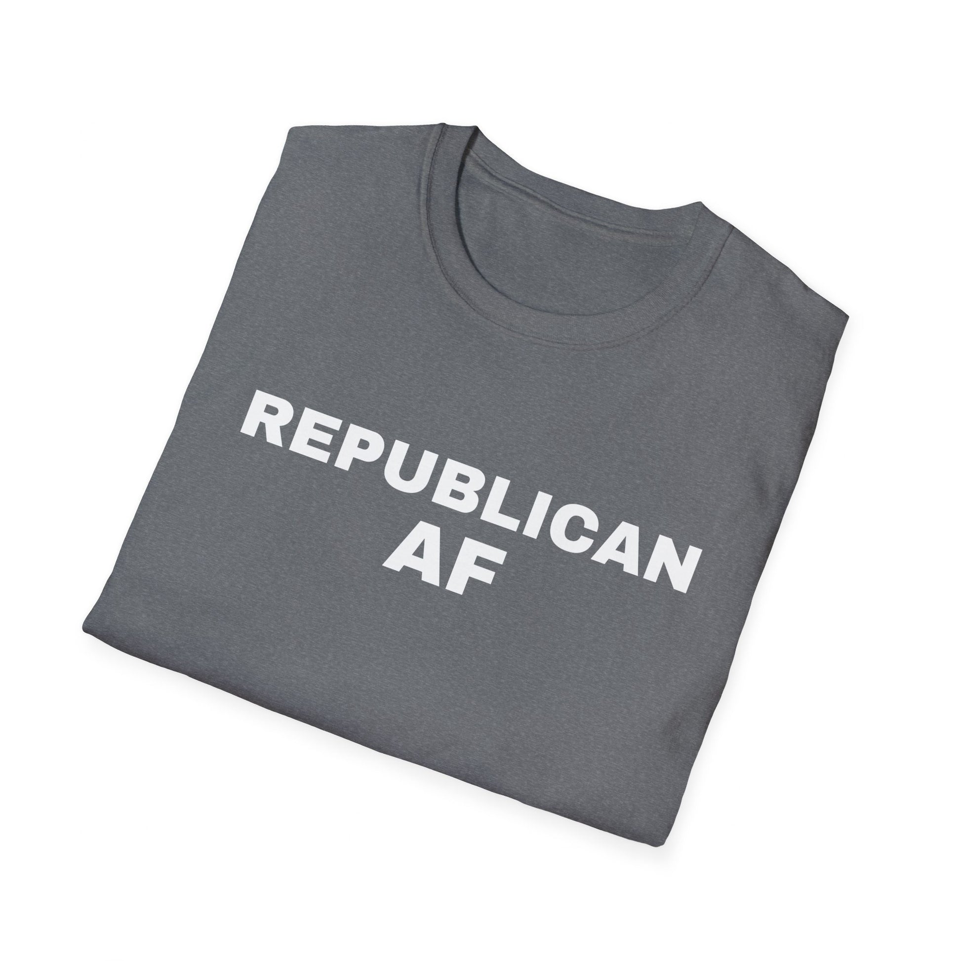 Republican AF Men's Tshirt (White Logo) - Sweet Baby Jeez Teez