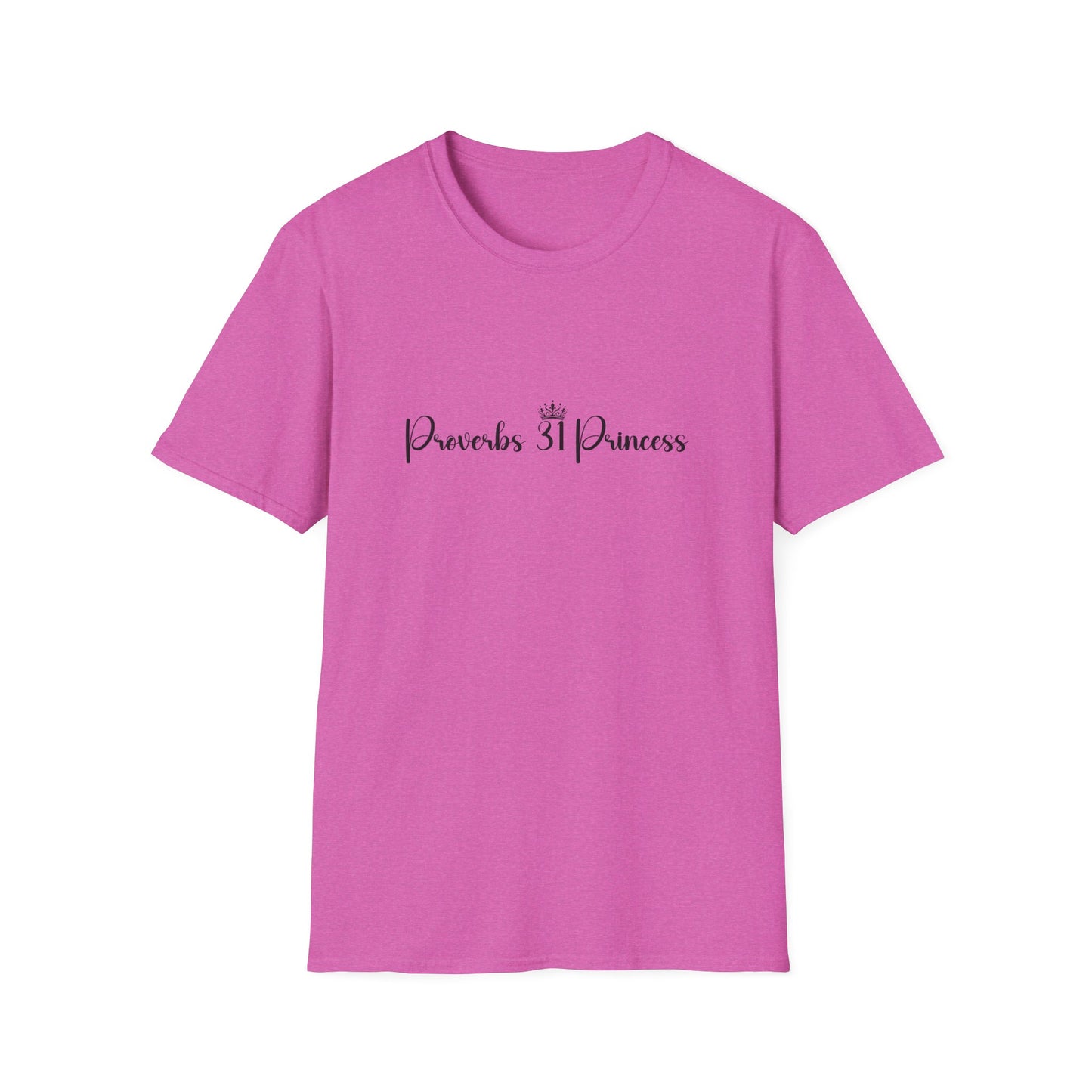 Proverbs 31 Princess Women's Relaxed/Plus Tshirt (Black Logo) - Sweet Baby Jeez Teez