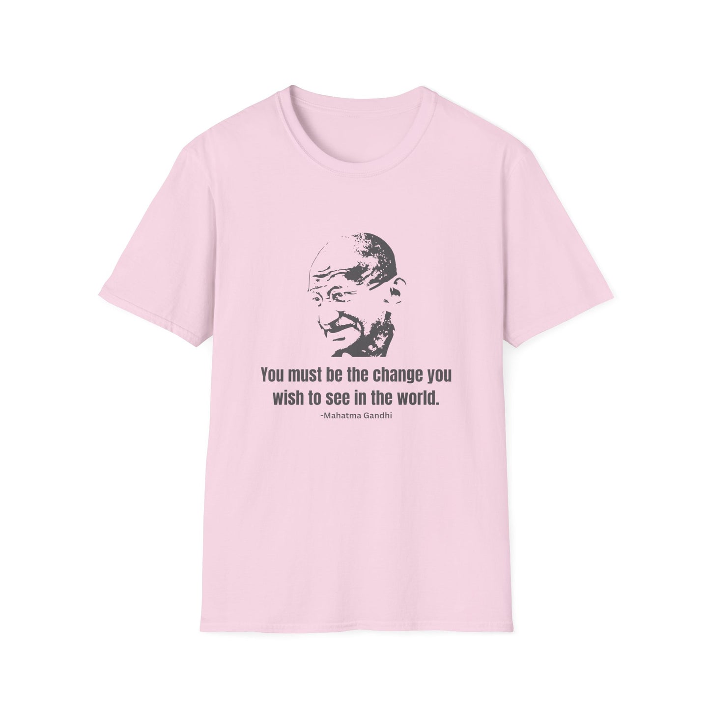 Be the Change Women's Relaxed/Plus Tshirt (IW Gray Logo) - Sweet Baby Jeez Teez