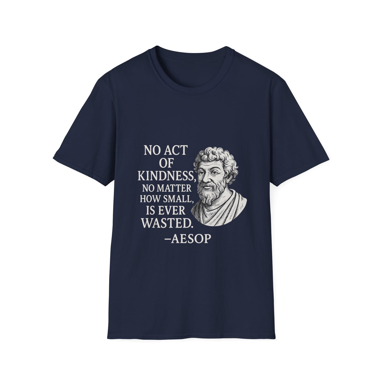 "Act of Kindness" Aesop Unisex Softstyle T-Shirt (IM Logo)