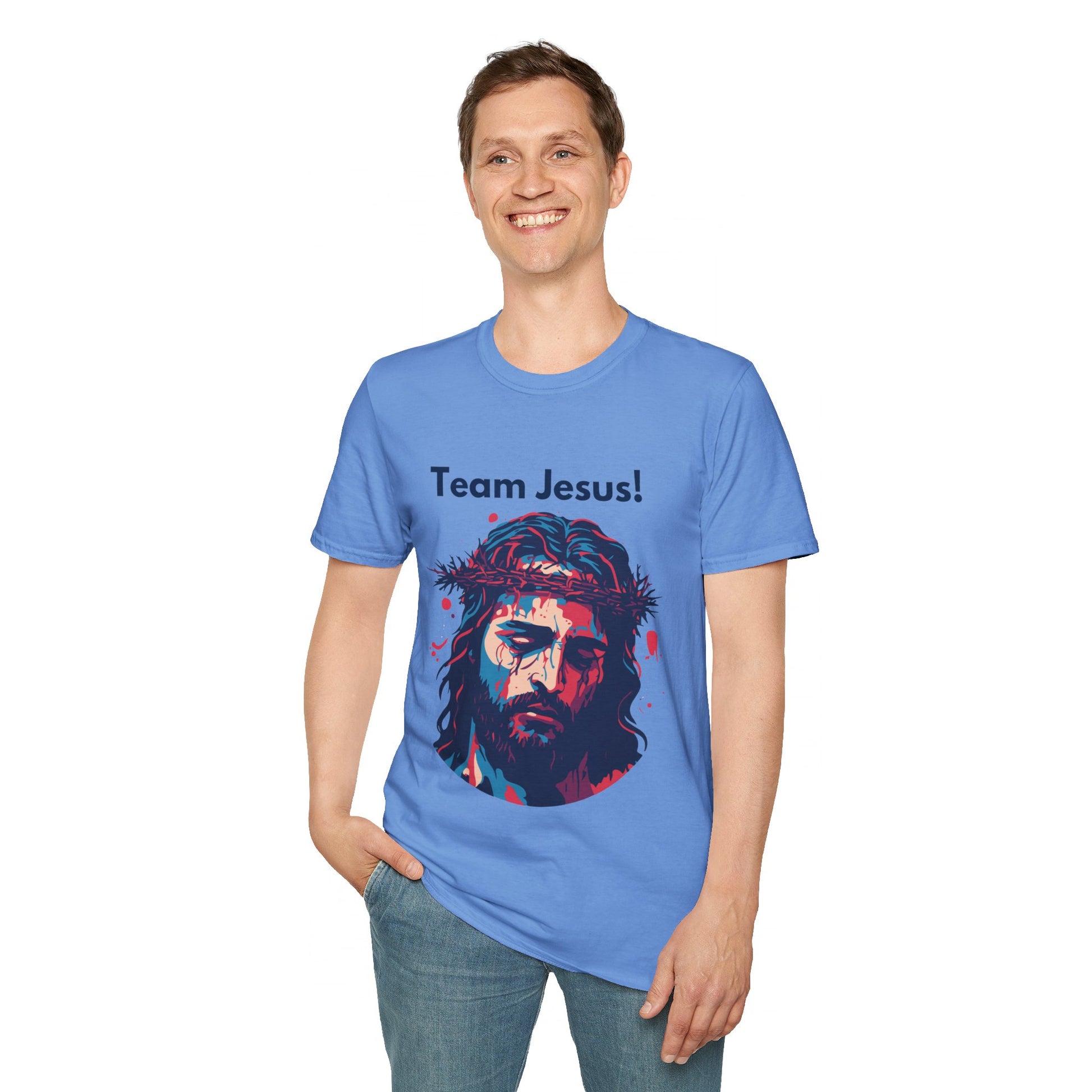 Team Jesus Men's Tshirt S-5XL - Sweet Baby Jeez Teez