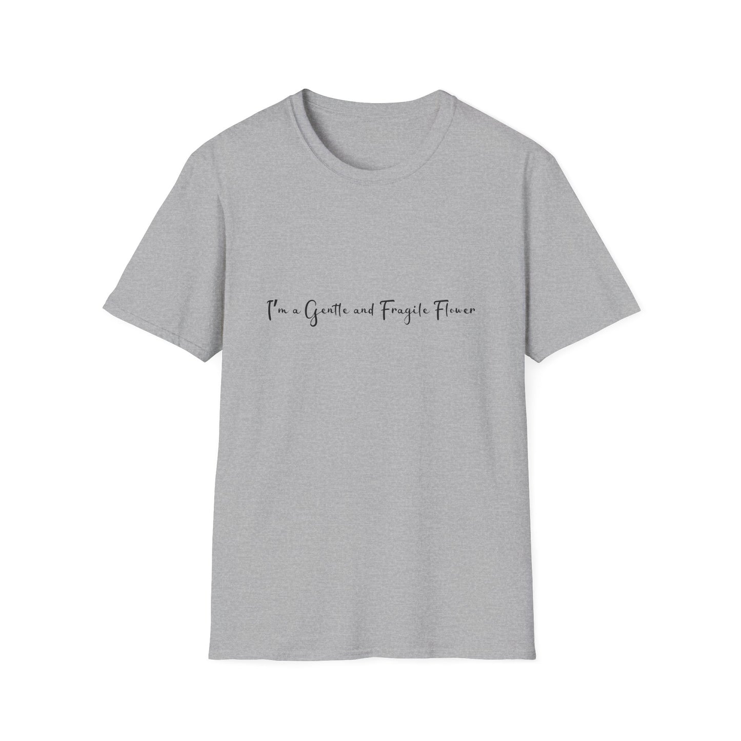 Fragile Flower Womens Relaxed/Plus Tshirt (FP Black Logo) - Sweet Baby Jeez Teez