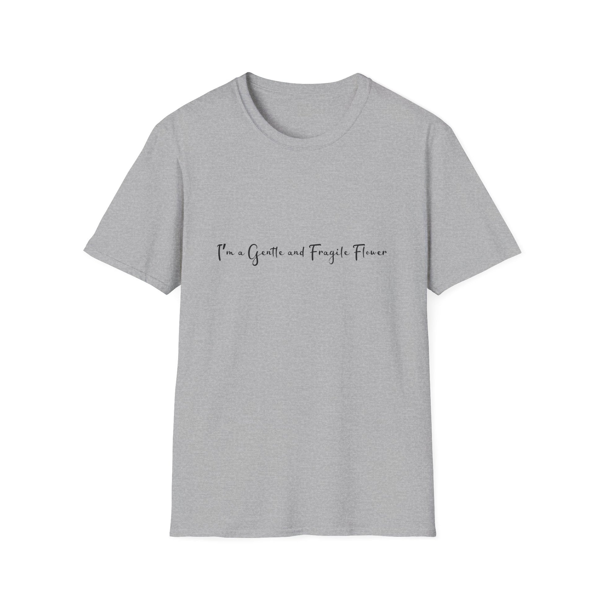 Fragile Flower Womens Relaxed/Plus Tshirt (FP Black Logo) - Sweet Baby Jeez Teez