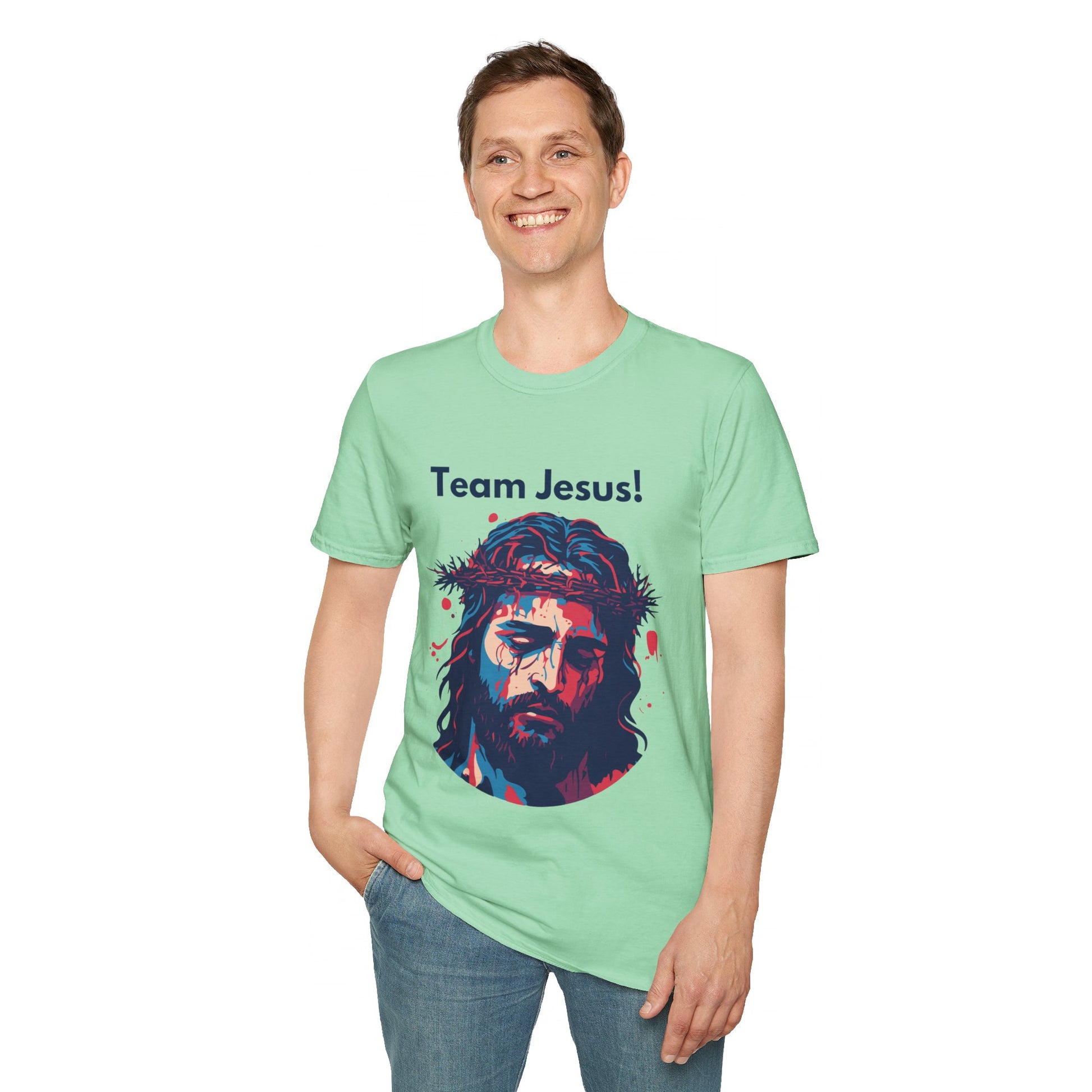 Team Jesus Men's Tshirt S-5XL - Sweet Baby Jeez Teez