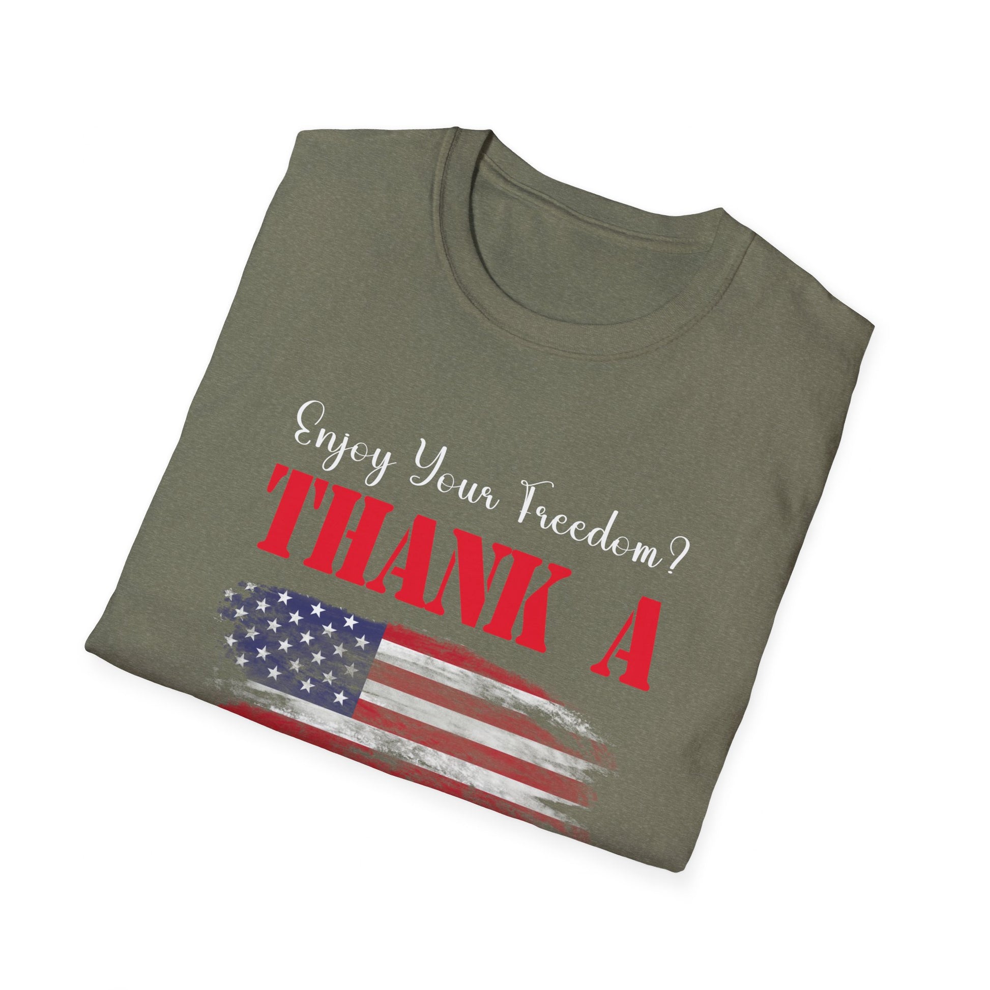 Enjoy Your Freedom Men's Tshirt (MM Color Logo) - Sweet Baby Jeez Teez