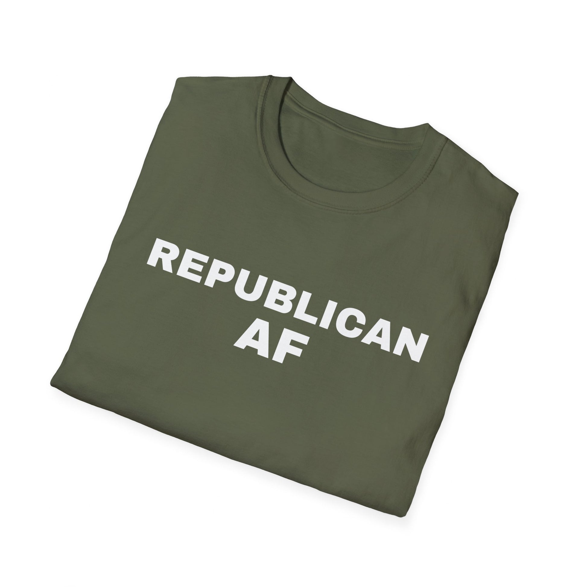 Republican AF Men's Tshirt (White Logo) - Sweet Baby Jeez Teez