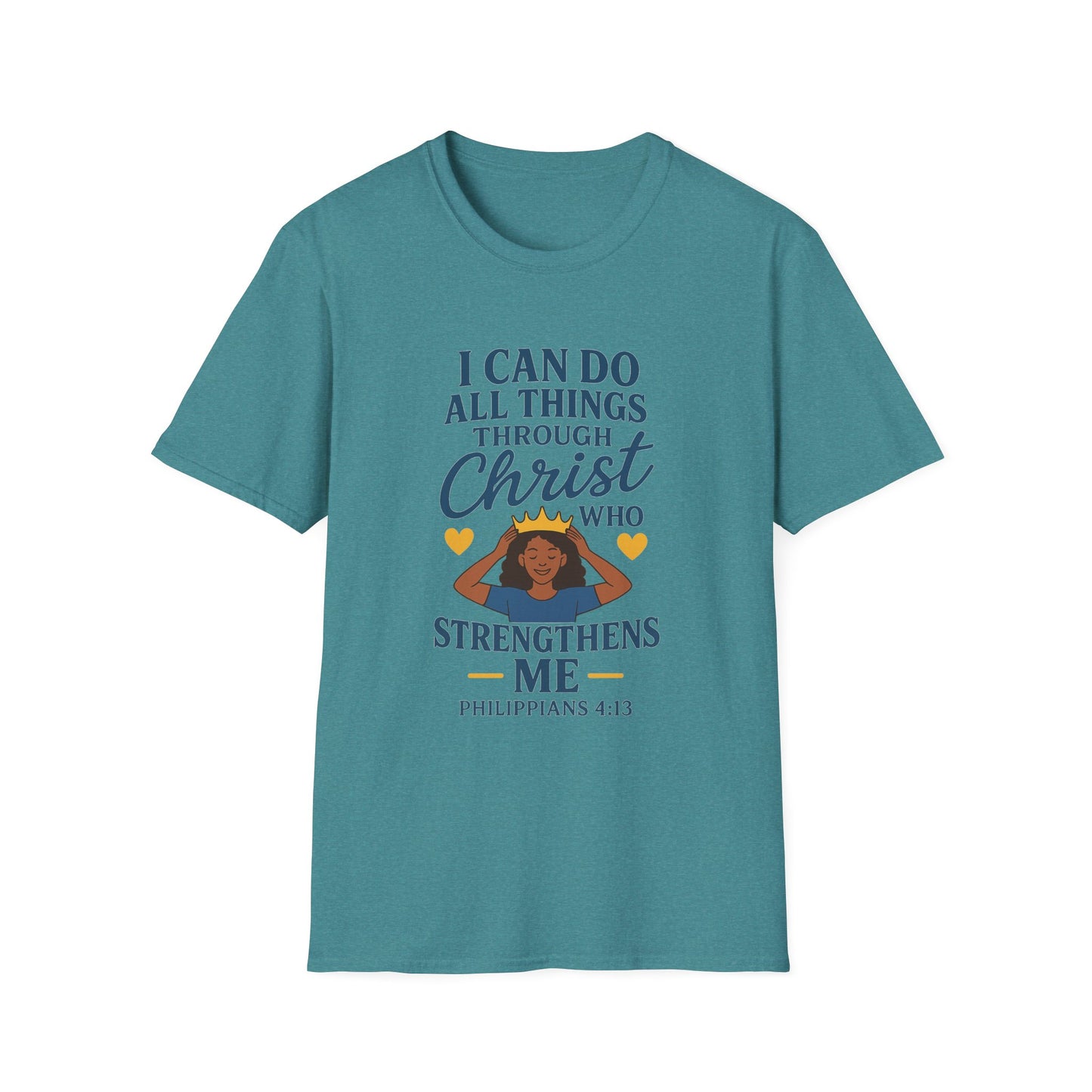 "I Can Do All Things Through Christ" Women's Relaxed Softstyle Tshirt