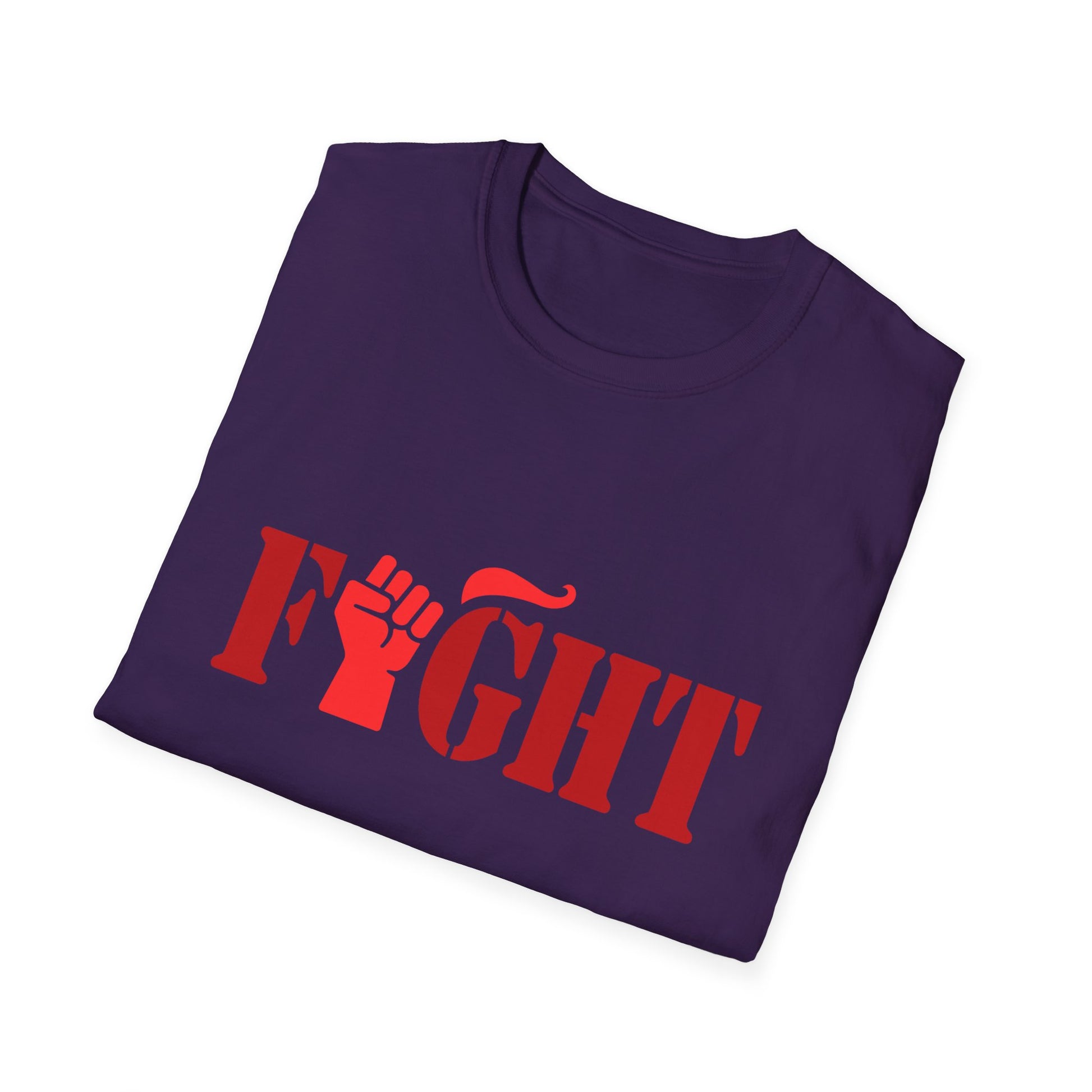 Fight Women's Relaxed/Plus Tshirt (Red Fist Logo) - Sweet Baby Jeez Teez