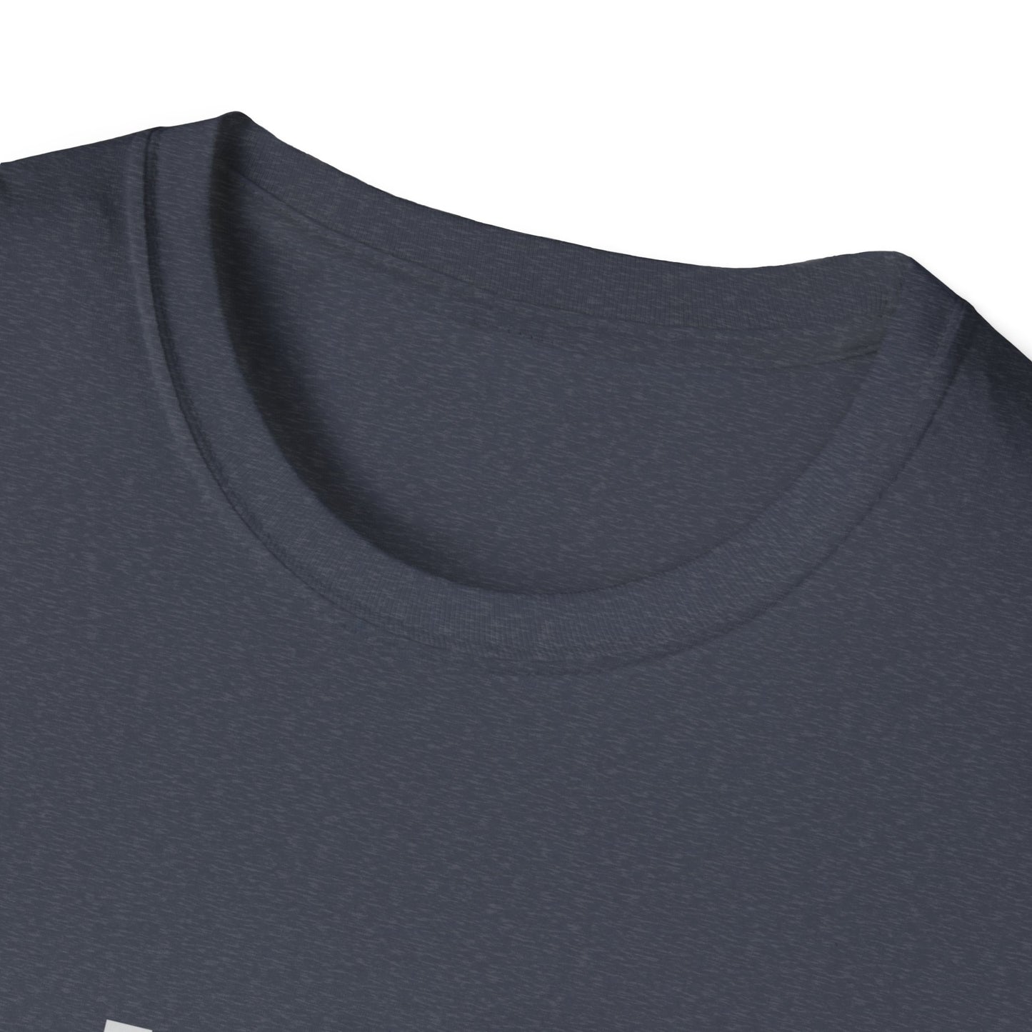 "Iron Sharpens Iron" Bible Verse Christian Inspirational Softstyle Tshirt (Gray Logo)