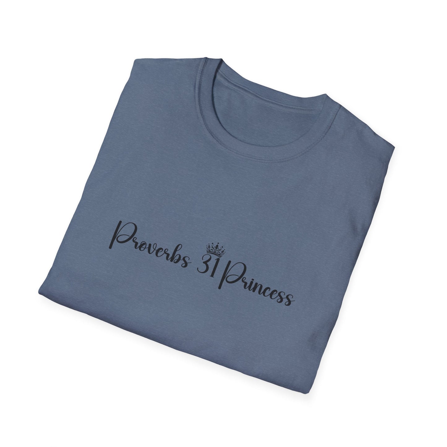 Proverbs 31 Princess Women's Relaxed/Plus Tshirt (Black Logo) - Sweet Baby Jeez Teez
