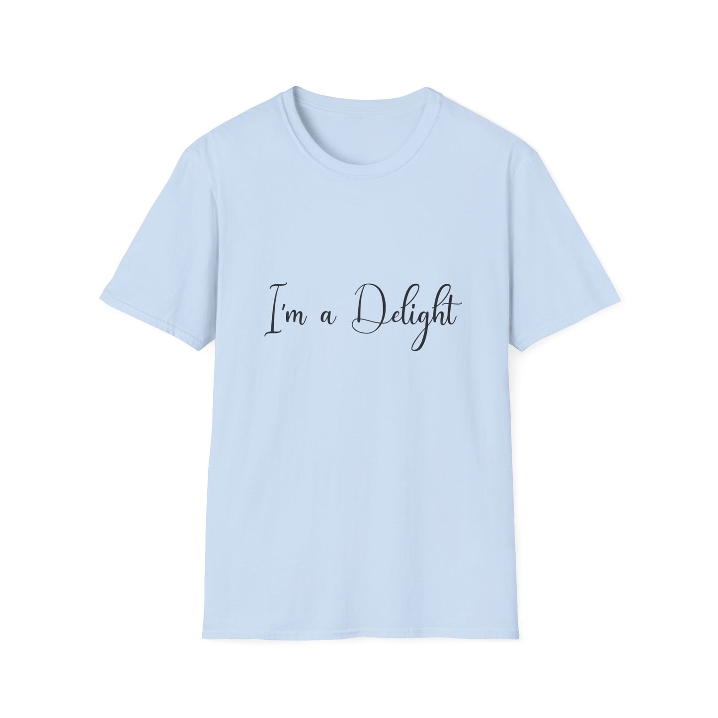 I'm a Delight Womens Relaxed/Plus Tshirt (FP Black Logo) - Sweet Baby Jeez Teez