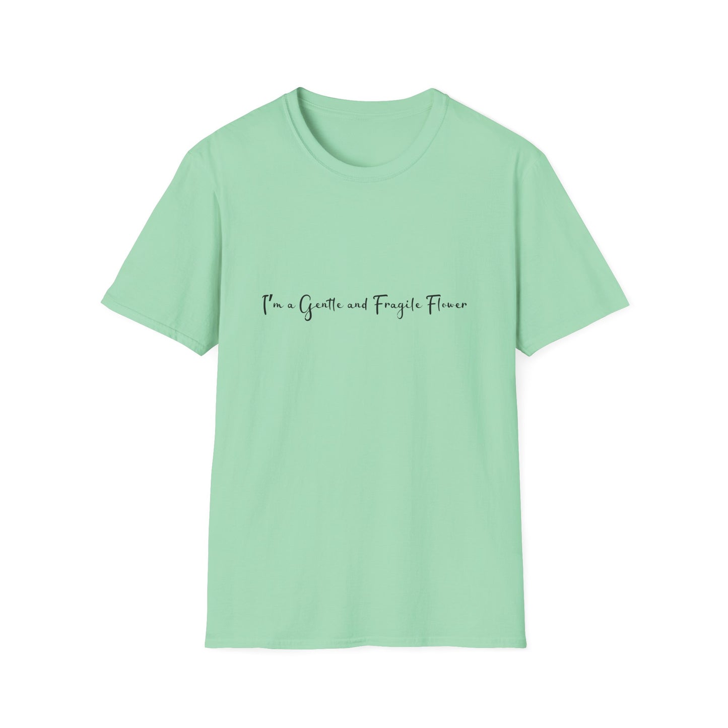 Fragile Flower Womens Relaxed/Plus Tshirt (FP Black Logo) - Sweet Baby Jeez Teez