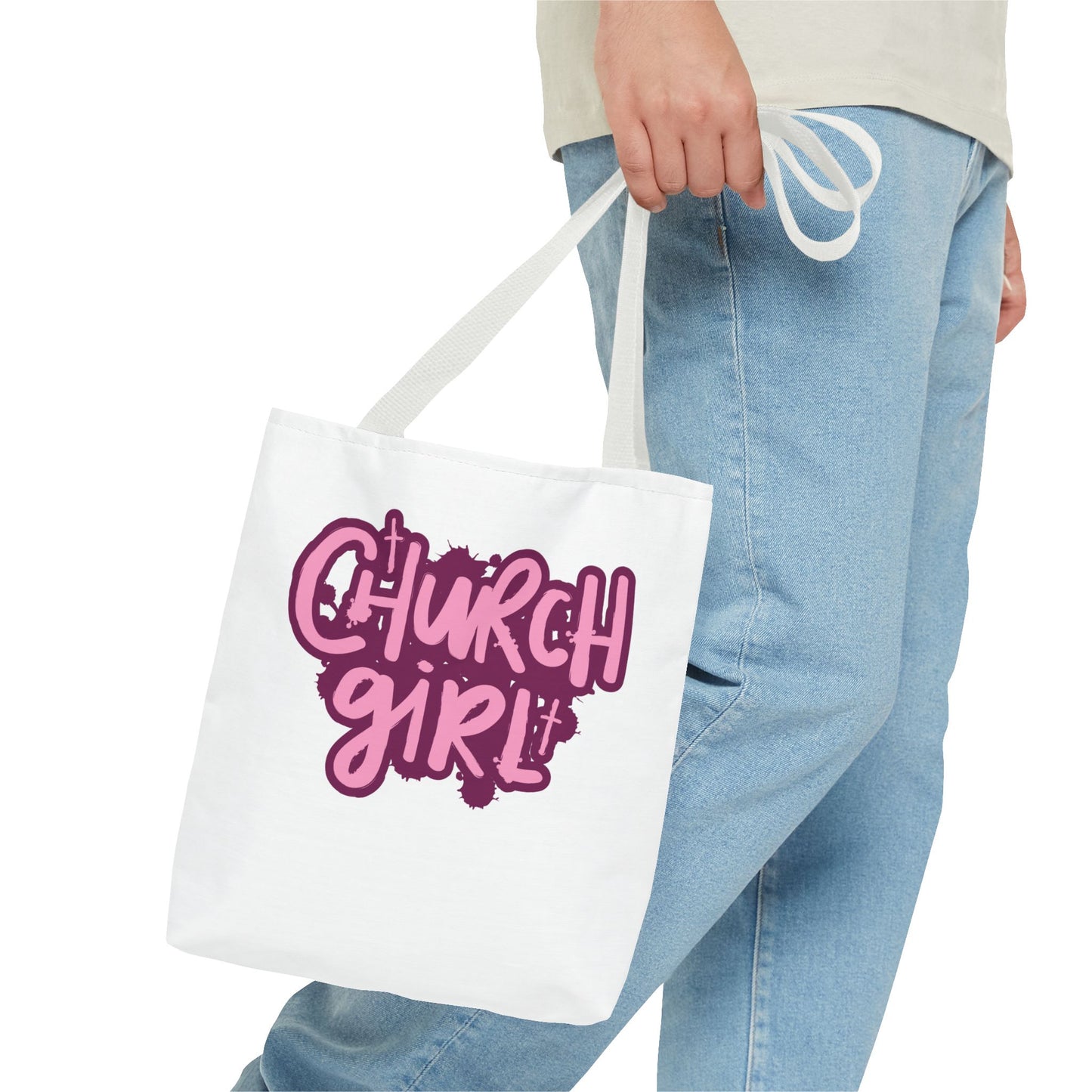 Tote Bag (AOP) - Sweet Baby Jeez Teez