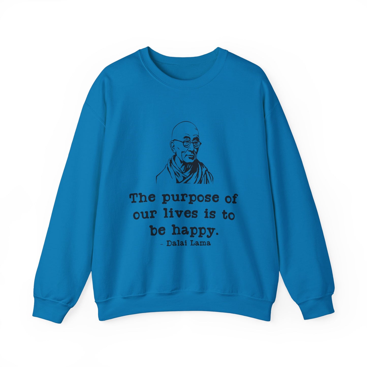 Purpose of Life Men's Sweatshirt (IW Black Logo) - Sweet Baby Jeez Teez