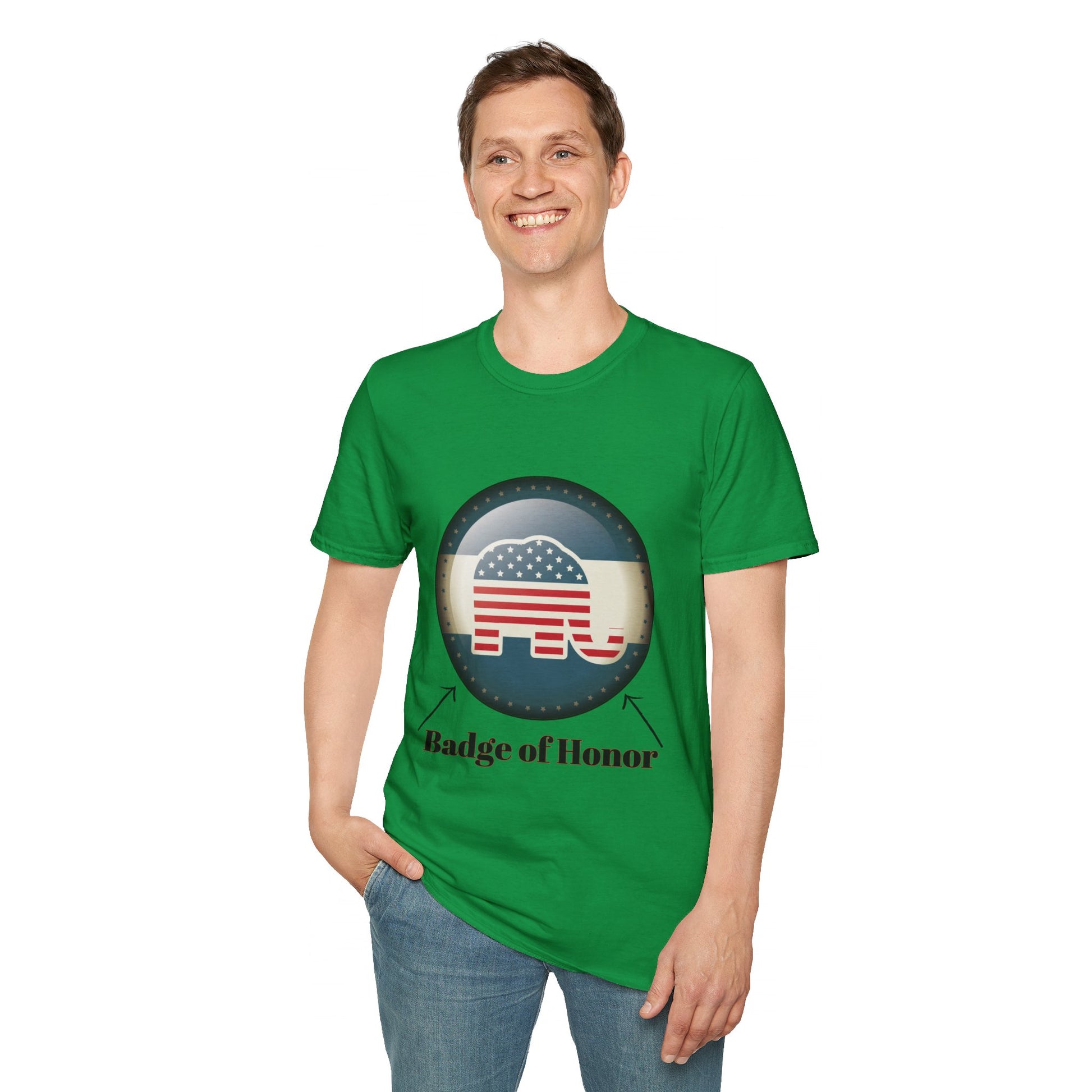 Badge of Honor Men's Tshirt - Sweet Baby Jeez Teez