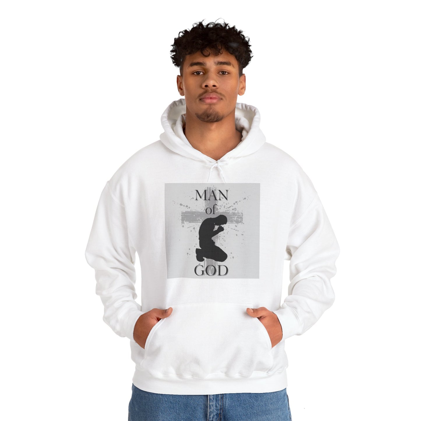 Man of God Men's Hoodie - Sweet Baby Jeez Teez