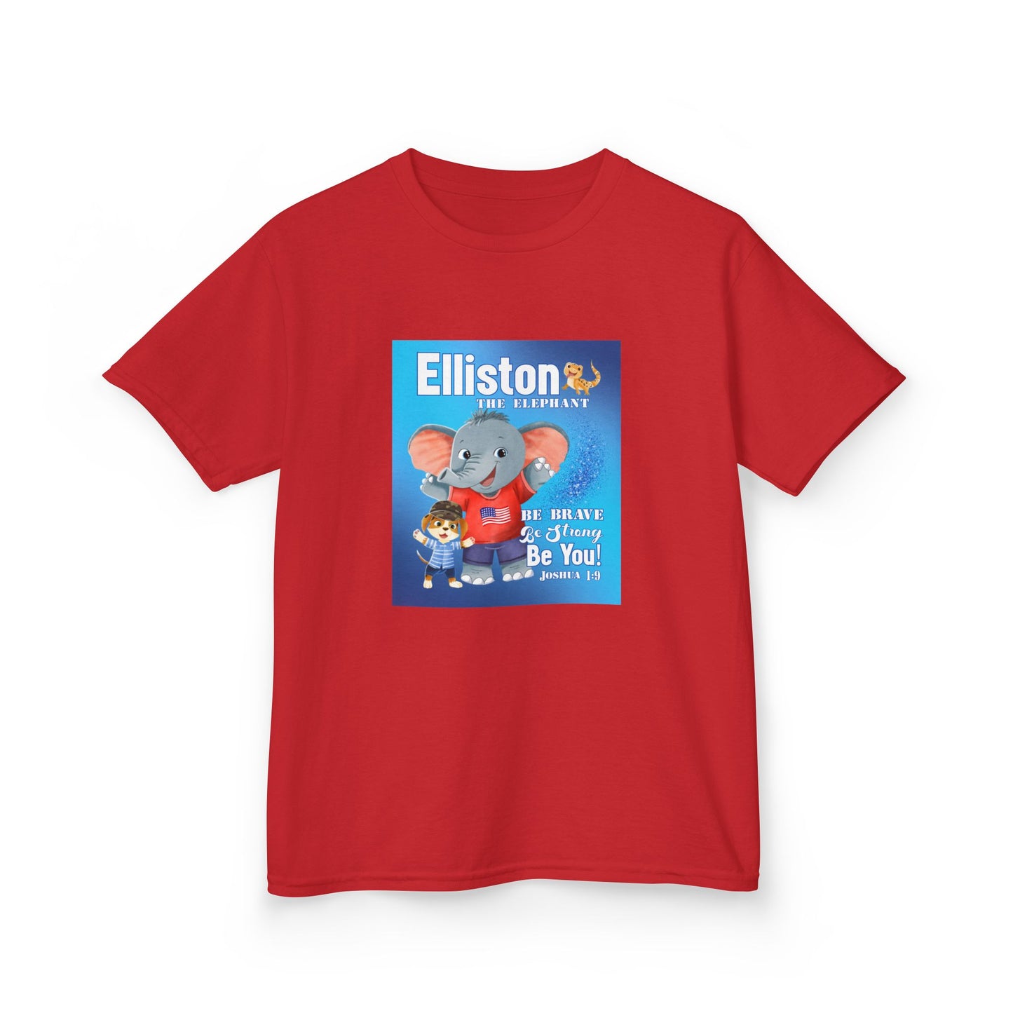 Elliston the Elephant [TM] Kids Tshirt - Be Brave, Be You!
