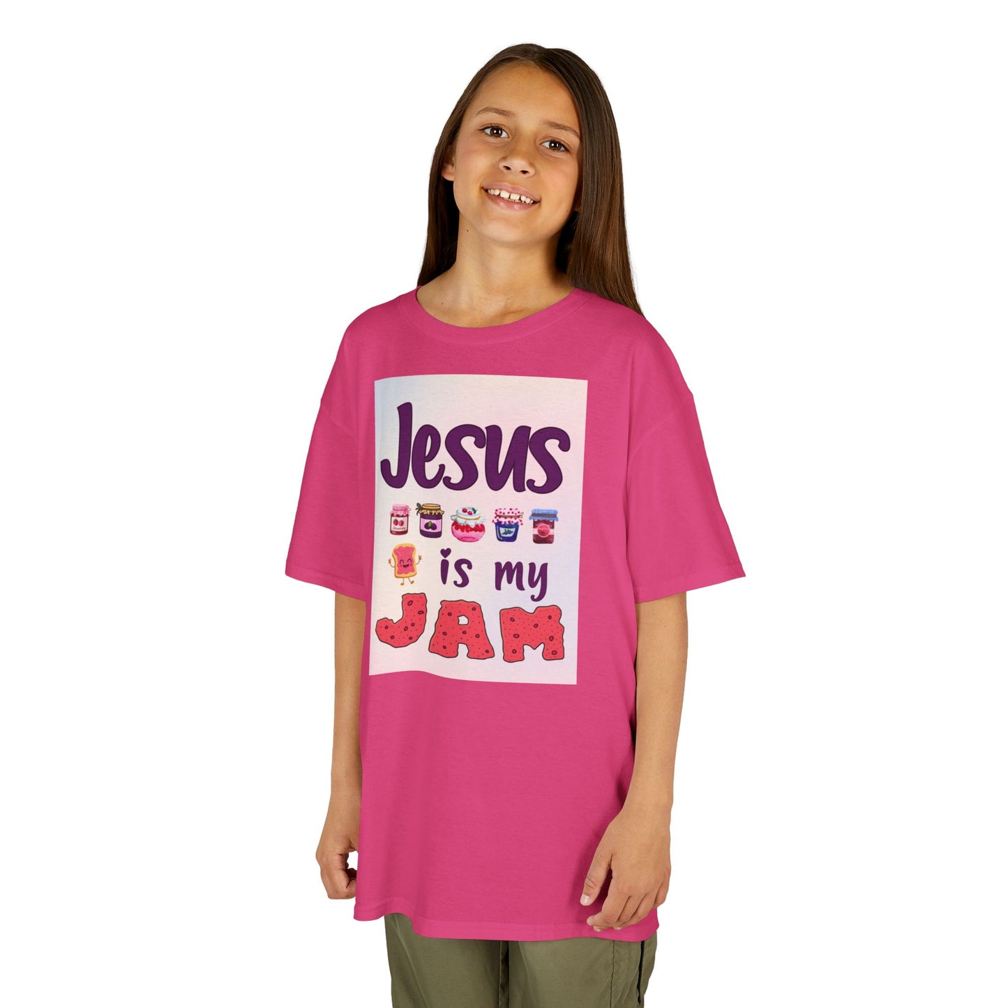 "Jesus is my Jam" Kid's Tshirt (Rainbow Logo) - Sweet Baby Jeez Teez