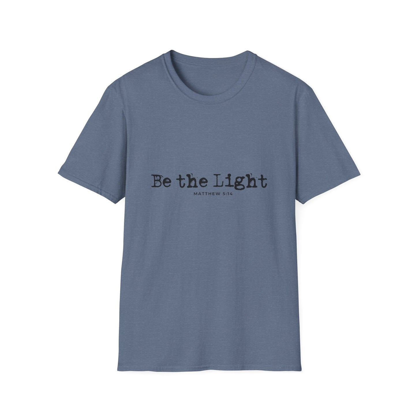 Be the Light Mens Relaxed Tshirt (Black Logo) - Sweet Baby Jeez Teez