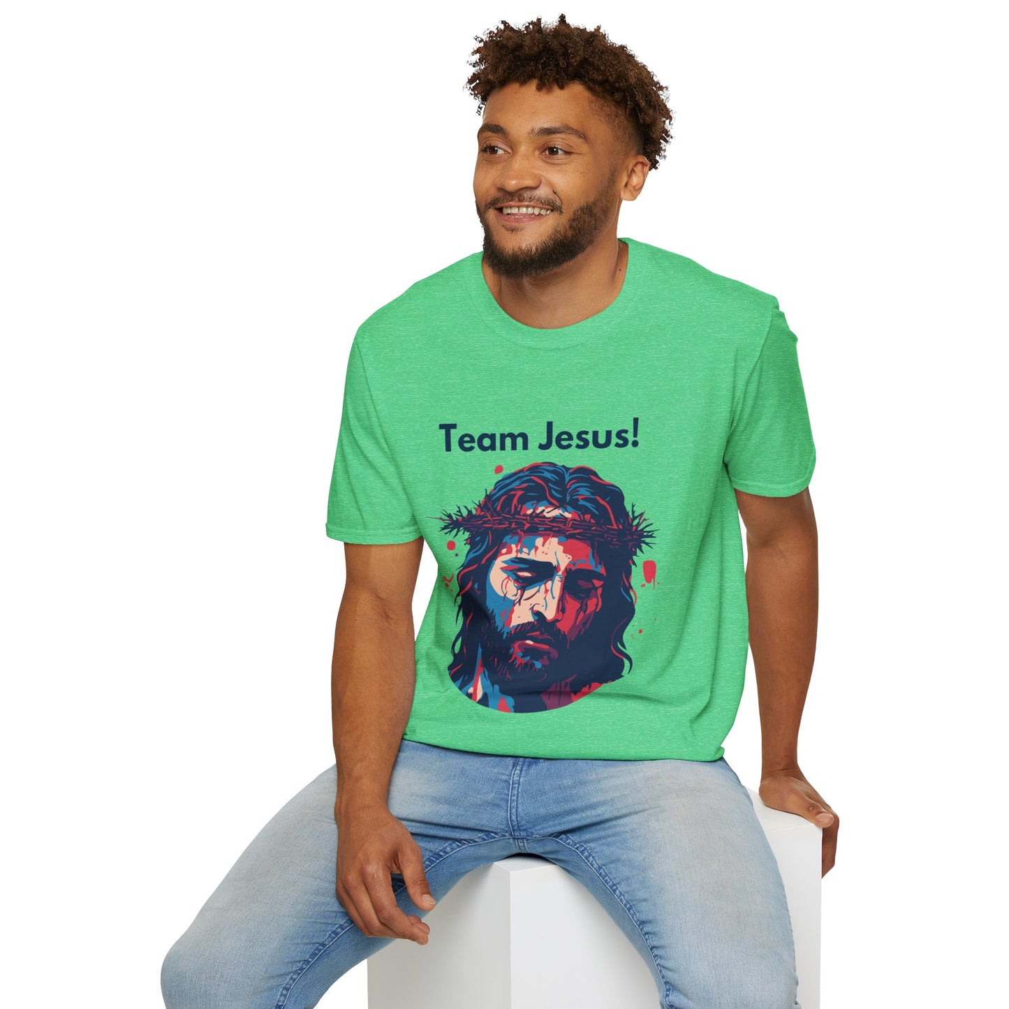 Team Jesus Men's Tshirt S-5XL - Sweet Baby Jeez Teez