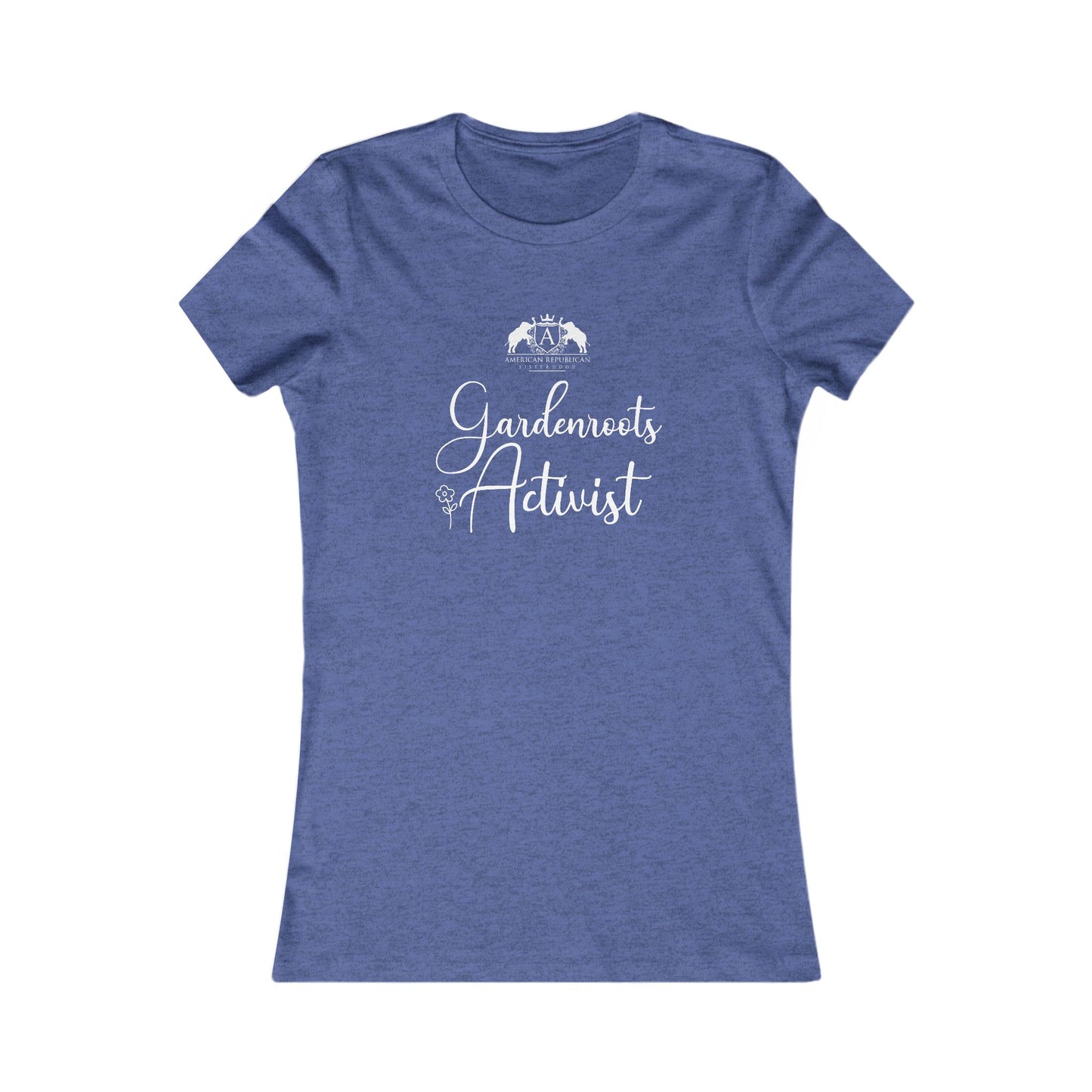 Gardenroots Activist Women's Fitted Tshirt (ARS - Script Logo)