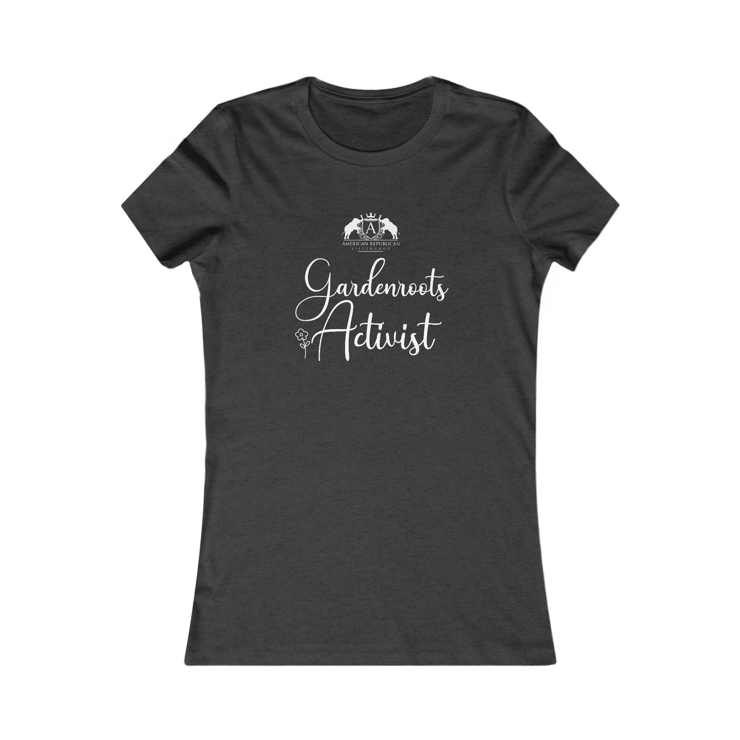 Gardenroots Activist Women's Fitted Tshirt (ARS - Script Logo)