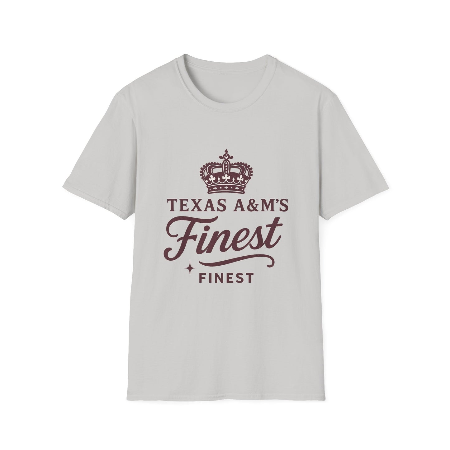 Texas A&M's Finest Unisex Softstyle T-Shirt (Logo 1) - Sweet Baby Jeez Teez