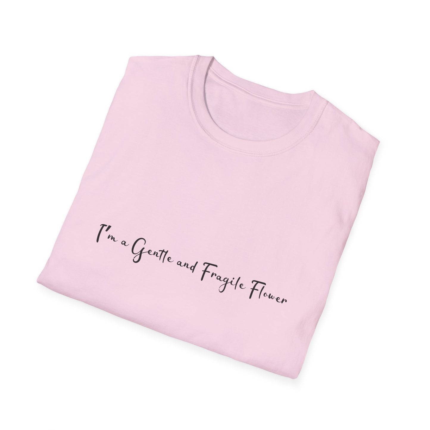 Fragile Flower Womens Relaxed/Plus Tshirt (FP Black Logo) - Sweet Baby Jeez Teez
