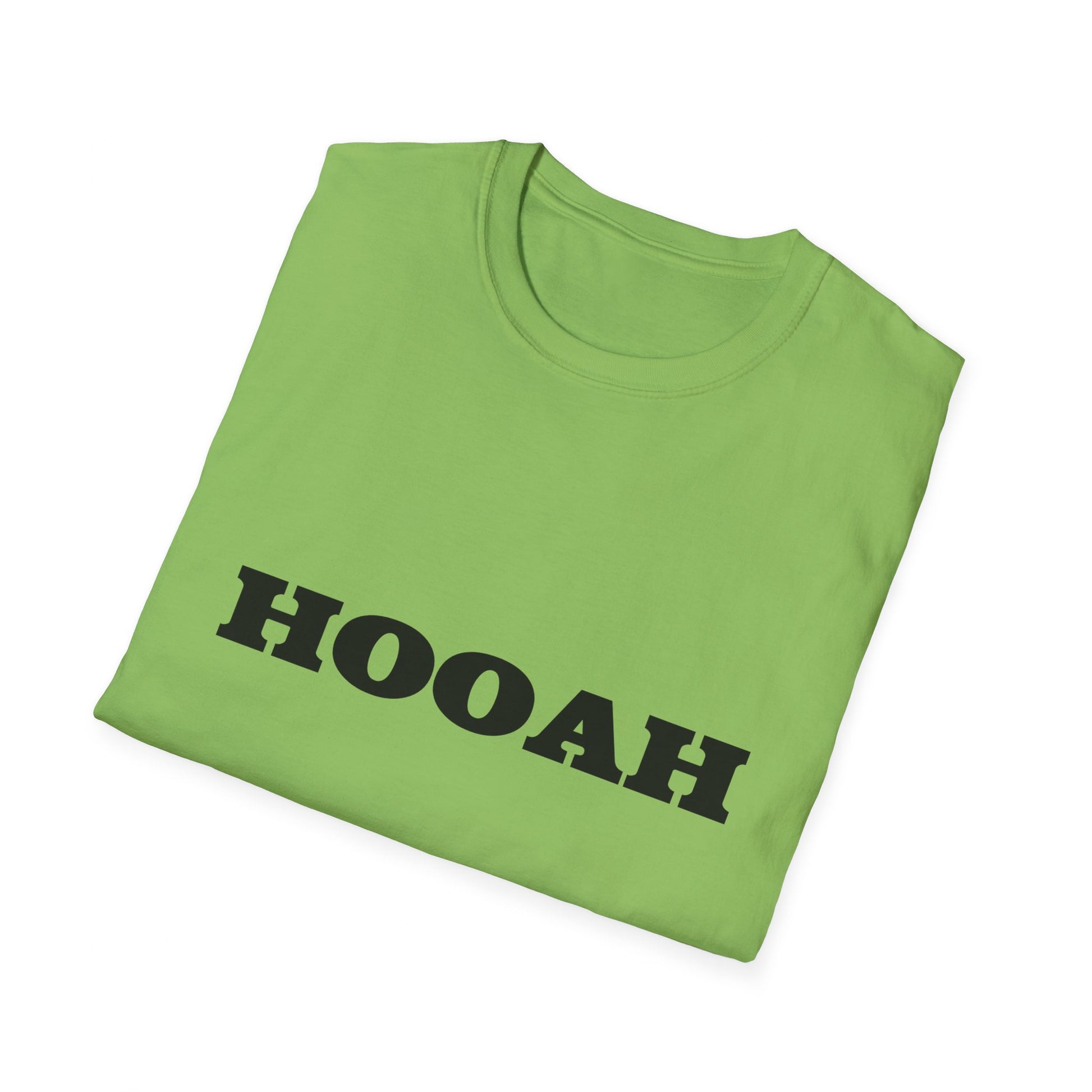 HOOAH (Army) Unisex Tshirt (MM Black Logo) - Sweet Baby Jeez Teez