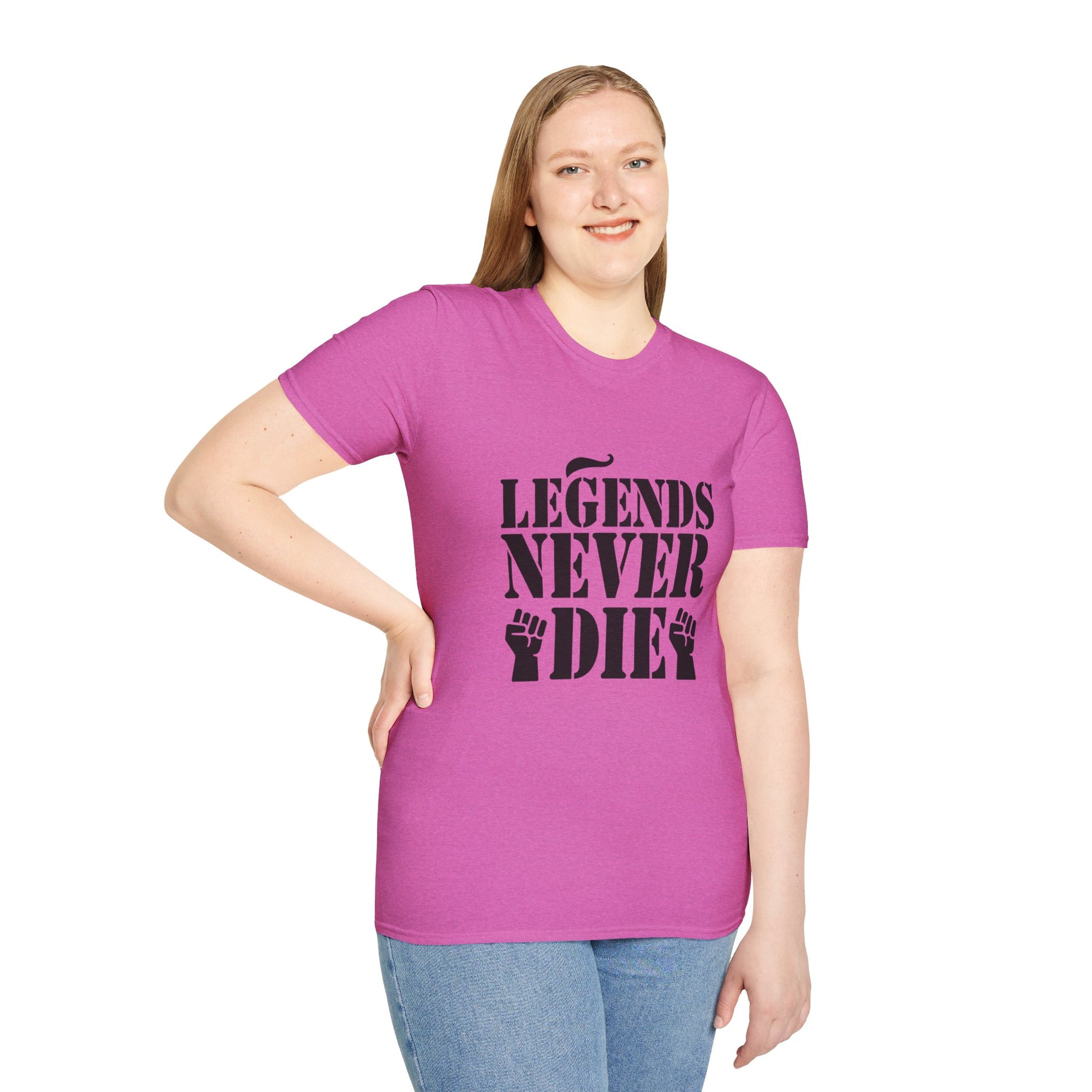 Legends Women's Relaxed/Plus Tshirt (Black Logo) - Sweet Baby Jeez Teez