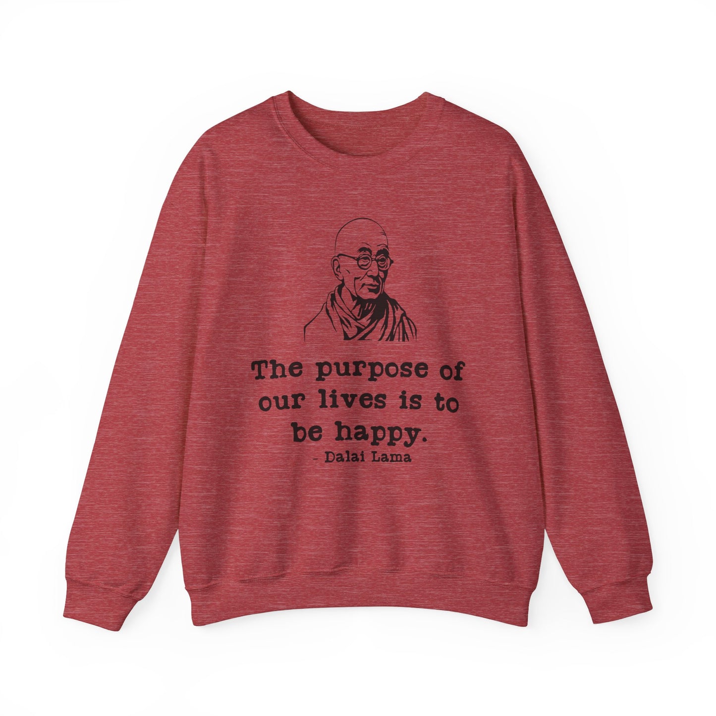 Purpose of Life Womens Relaxed Sweatshirt (IW Black Logo) - Sweet Baby Jeez Teez