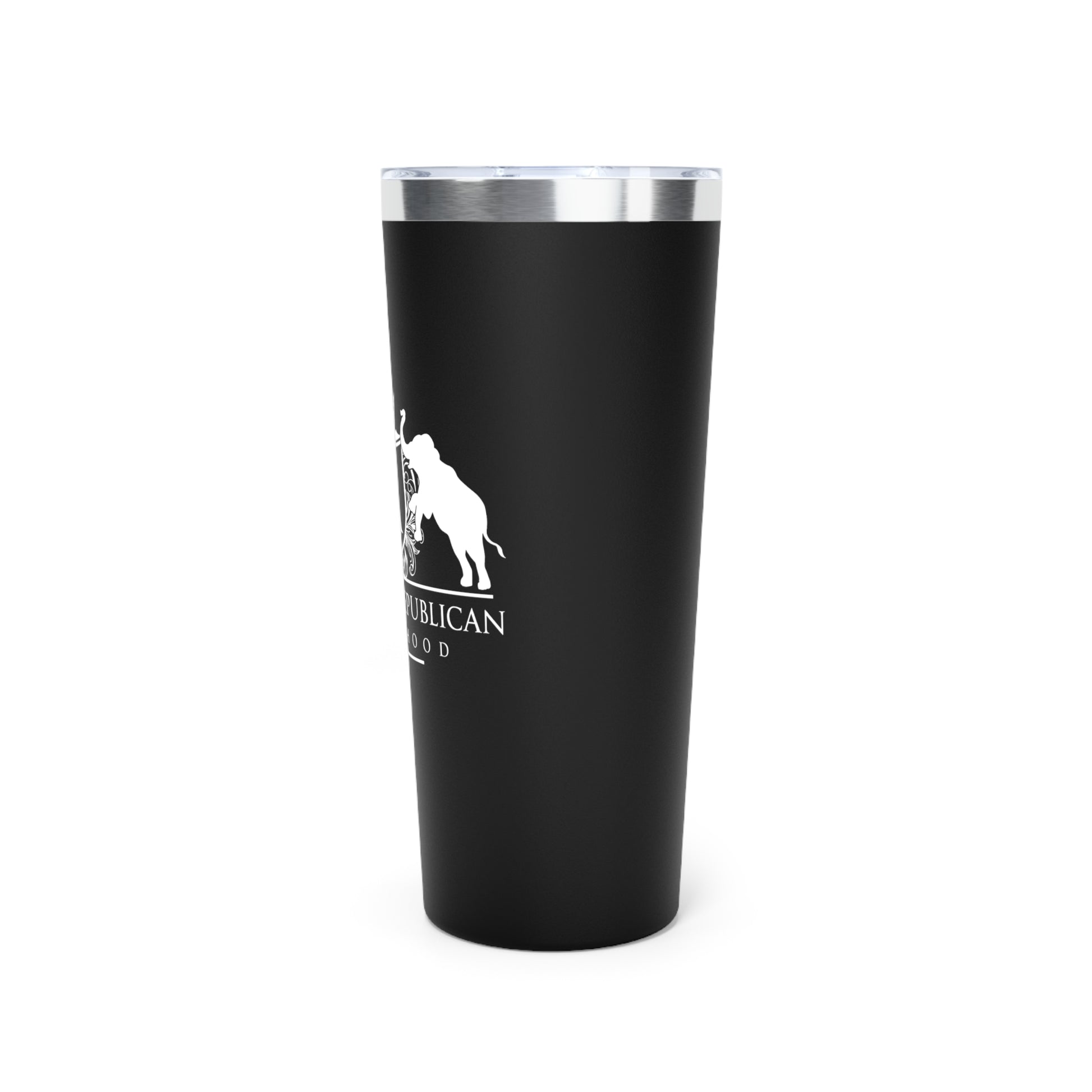 ARS White Logo Copper Vacuum Insulated Tumbler, 22oz - Sweet Baby Jeez Teez