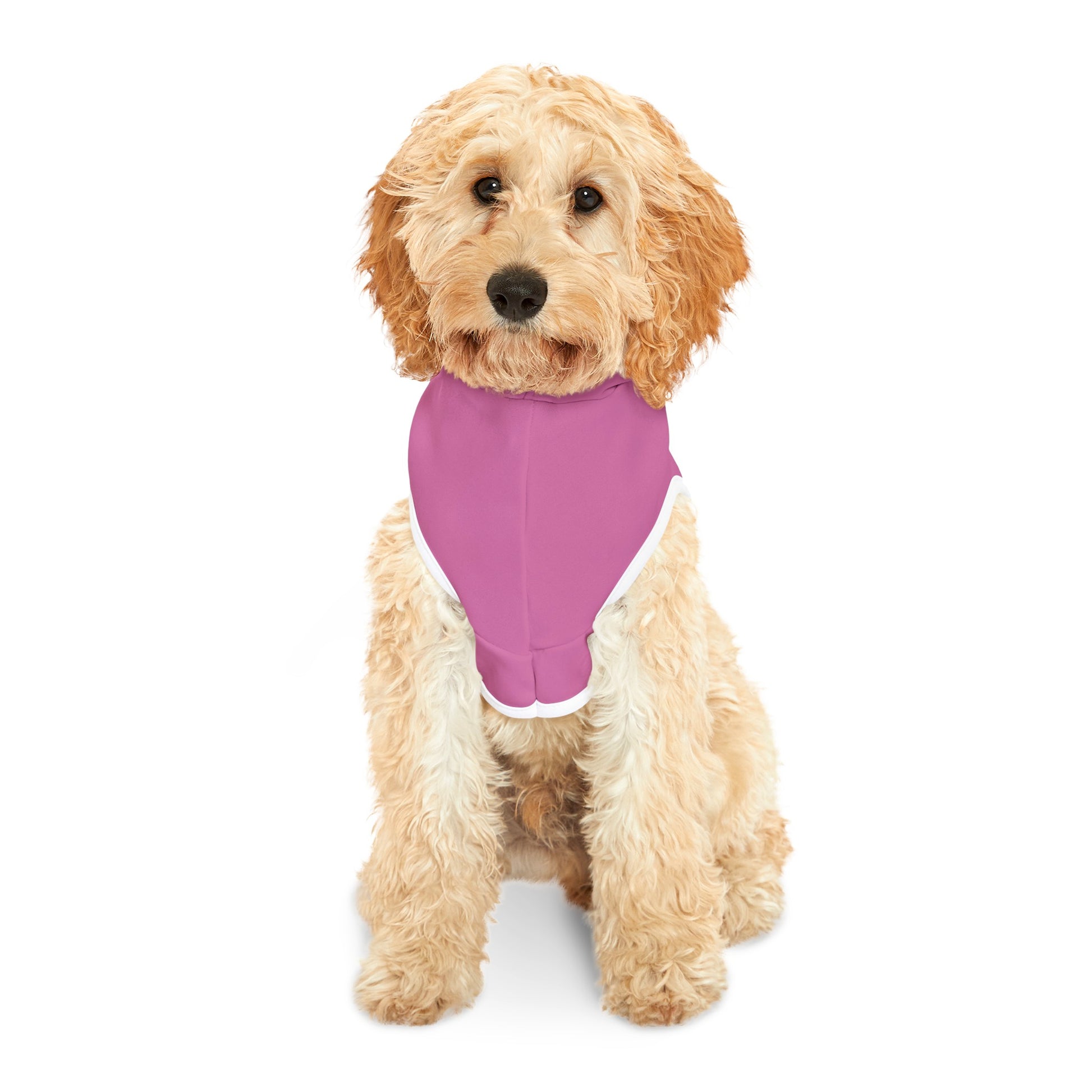 Live with Parents Pet Hoodie, Pink (Black Logo) - Sweet Baby Jeez Teez