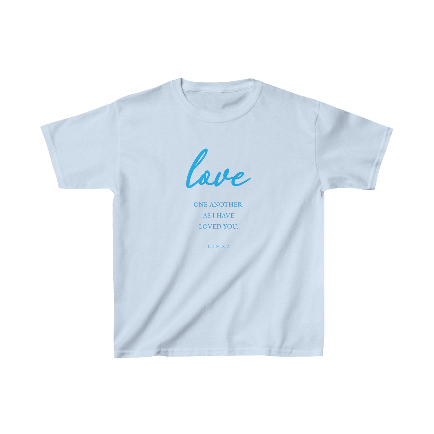 Love Girl's Tshirt (Aqua Logo) - Sweet Baby Jeez Teez