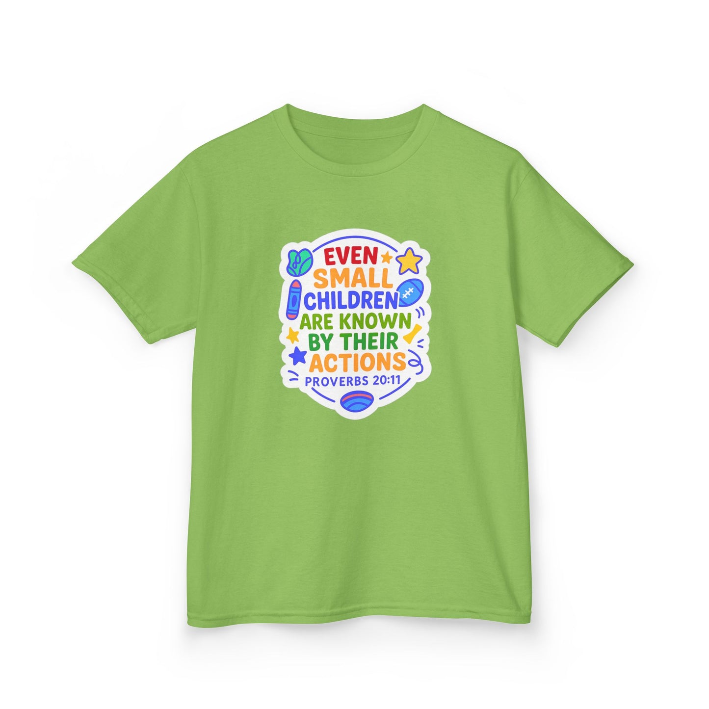 "Even Small Children" Christian Kid's Bible Verse Tshirt