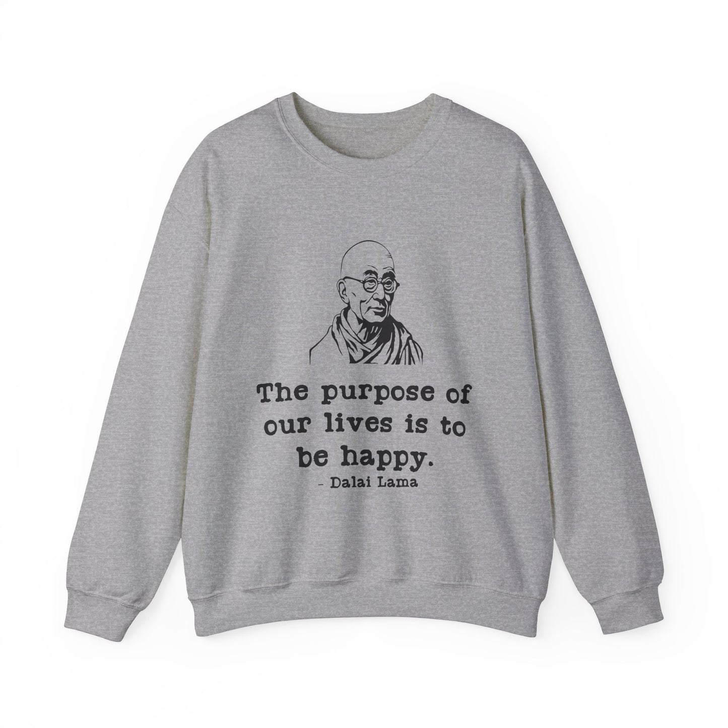 Purpose of Life Men's Sweatshirt (IW Black Logo) - Sweet Baby Jeez Teez