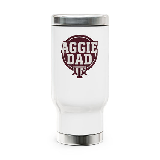 "Aggie Dad" Texas A&M Stainless Steel Travel Mug (14oz)