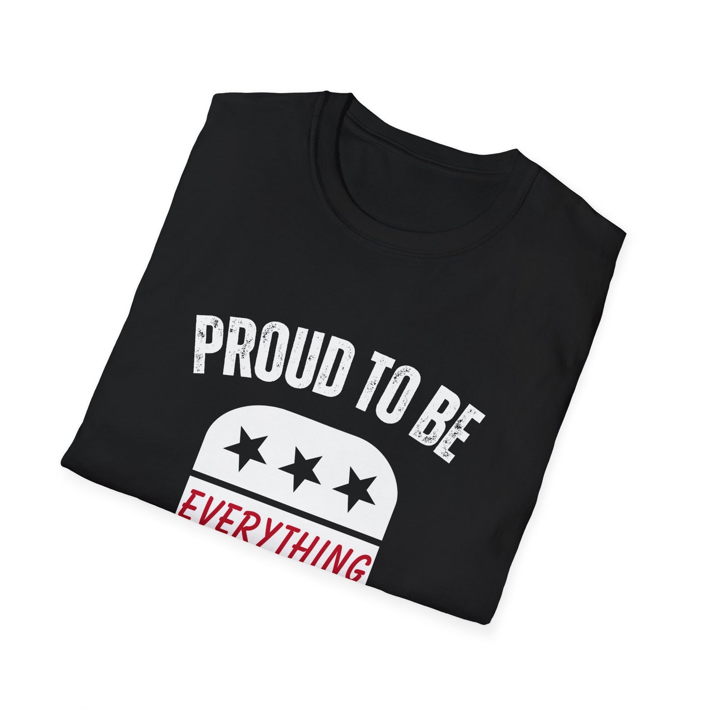 Proud to Be Men's Tshirt (White Logo) - Sweet Baby Jeez Teez