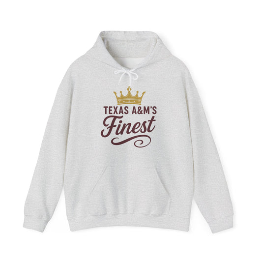 Texas A&M's Finest Unisex Heavy Blend Hoodie - Sweet Baby Jeez Teez