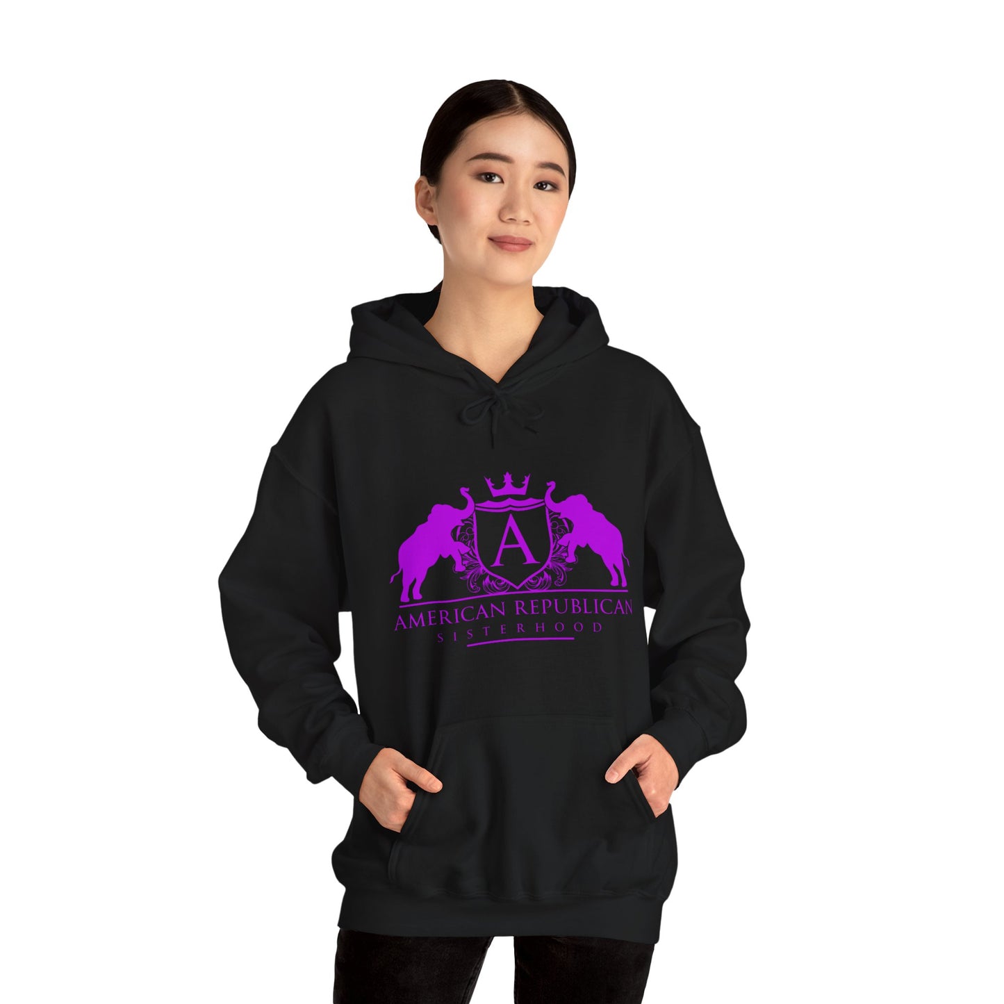 ARS Logo Women's Hoodie (ARS - Hot Pink Logo)