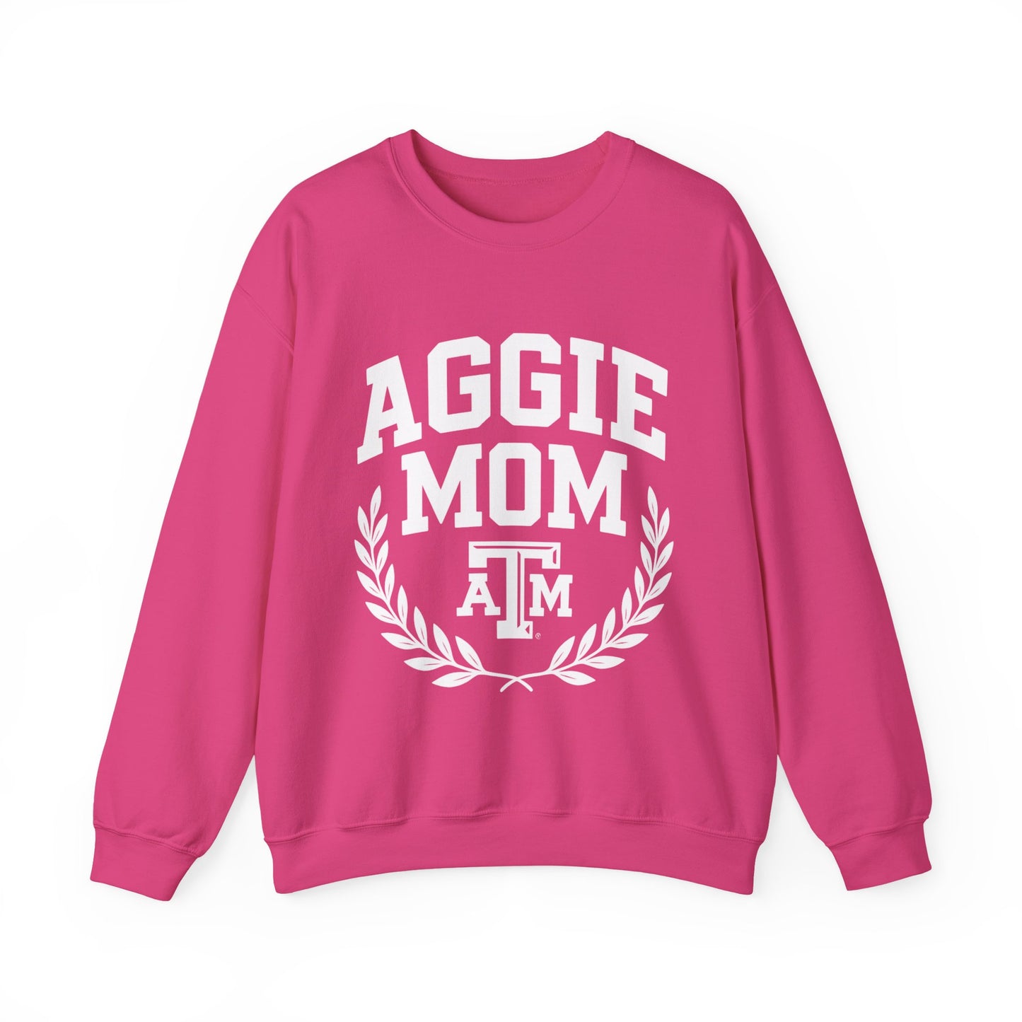 Aggie Mom Texas A&M Cozy Women's Crewneck Sweatshirt - Sweet Baby Jeez Teez