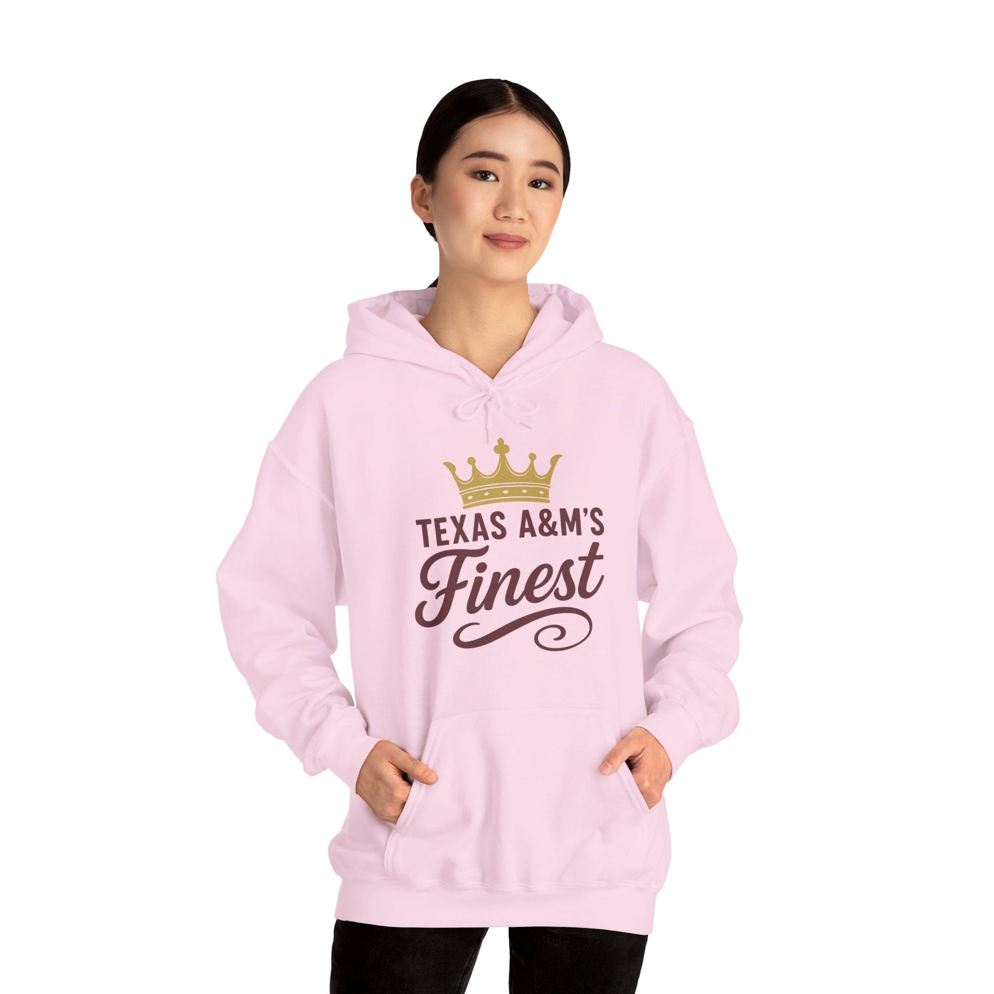 Texas A&M's Finest Unisex Heavy Blend Hoodie - Sweet Baby Jeez Teez